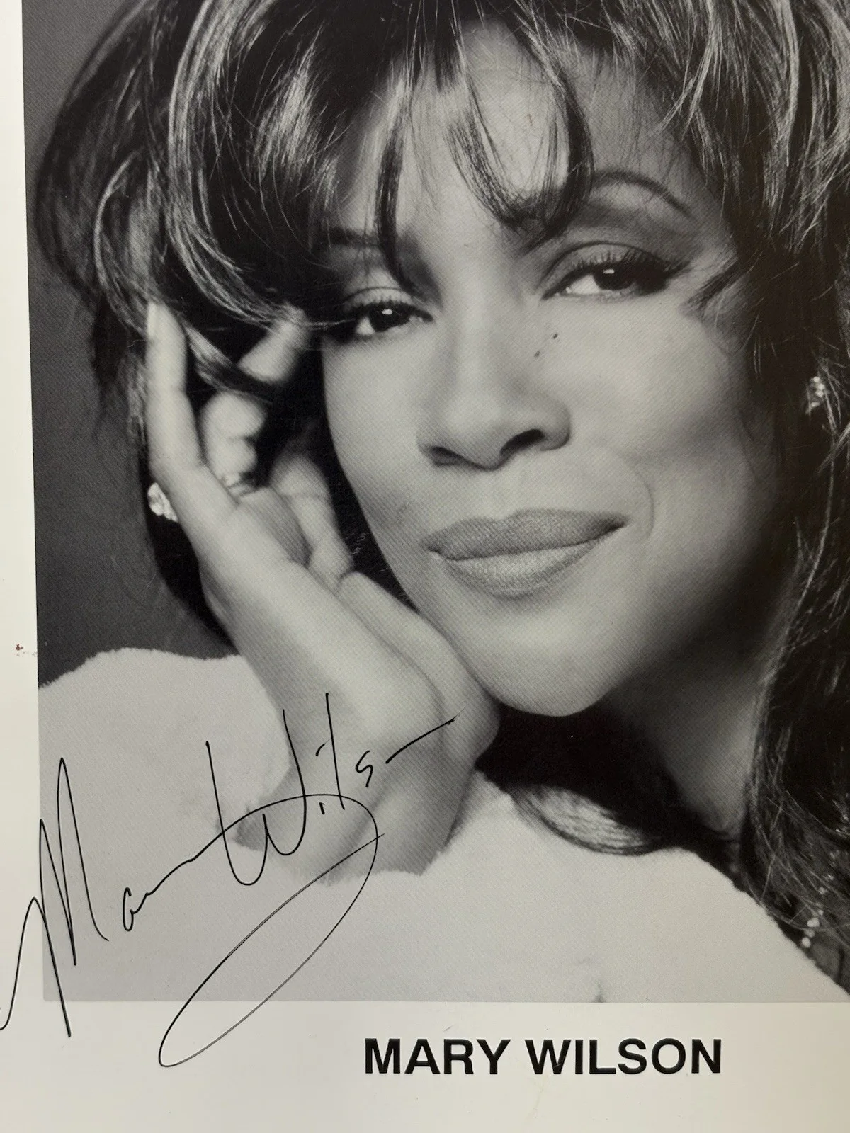Vintage MARY WILSON (Supremes) SIGNED Autographed 8x10 Photo, image 2