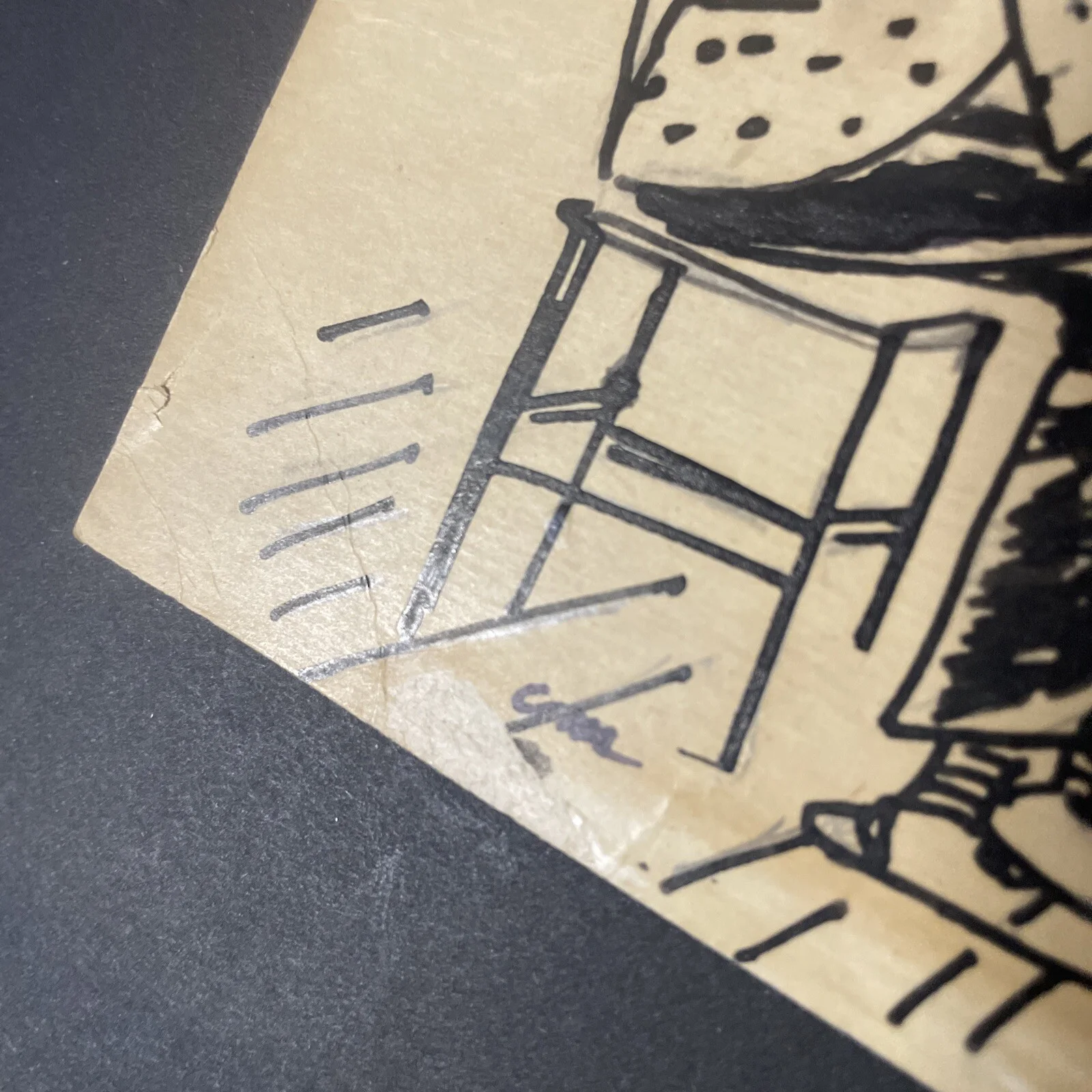 Charles Schulz — CHARLES SCHULZ autograph ILLUSTRATION ARTpeanuts Comic Strip Animation 1968 MT, image 3
