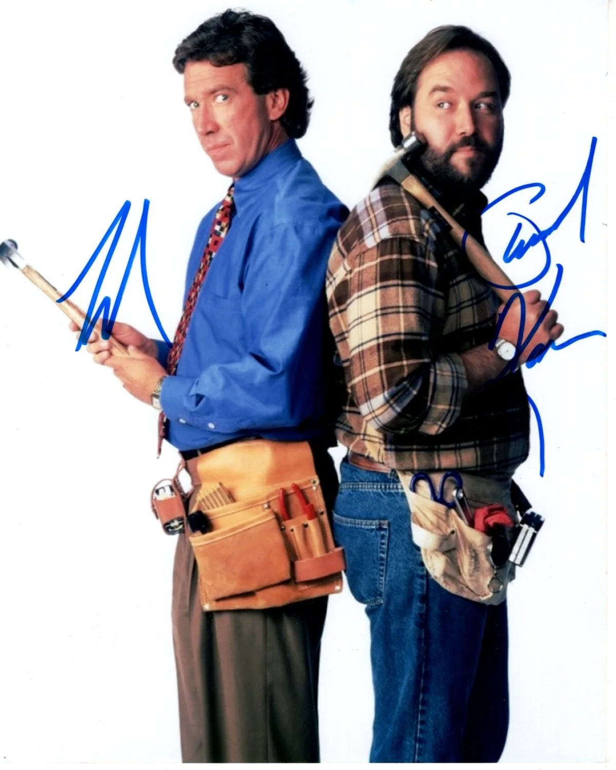 Tim Allen, Richard Karn — TIM ALLEN & RICHARD KARN Signed 8x10 HOME IMPROVEMENT Photo w/ Hologram COA