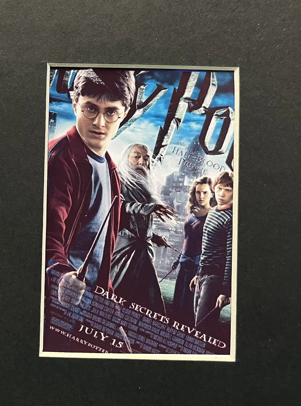 HARRY POTTER . AND THE HALF - BLOOD PRINCE . 35mm Film Cell Mounted Display, изображение 2