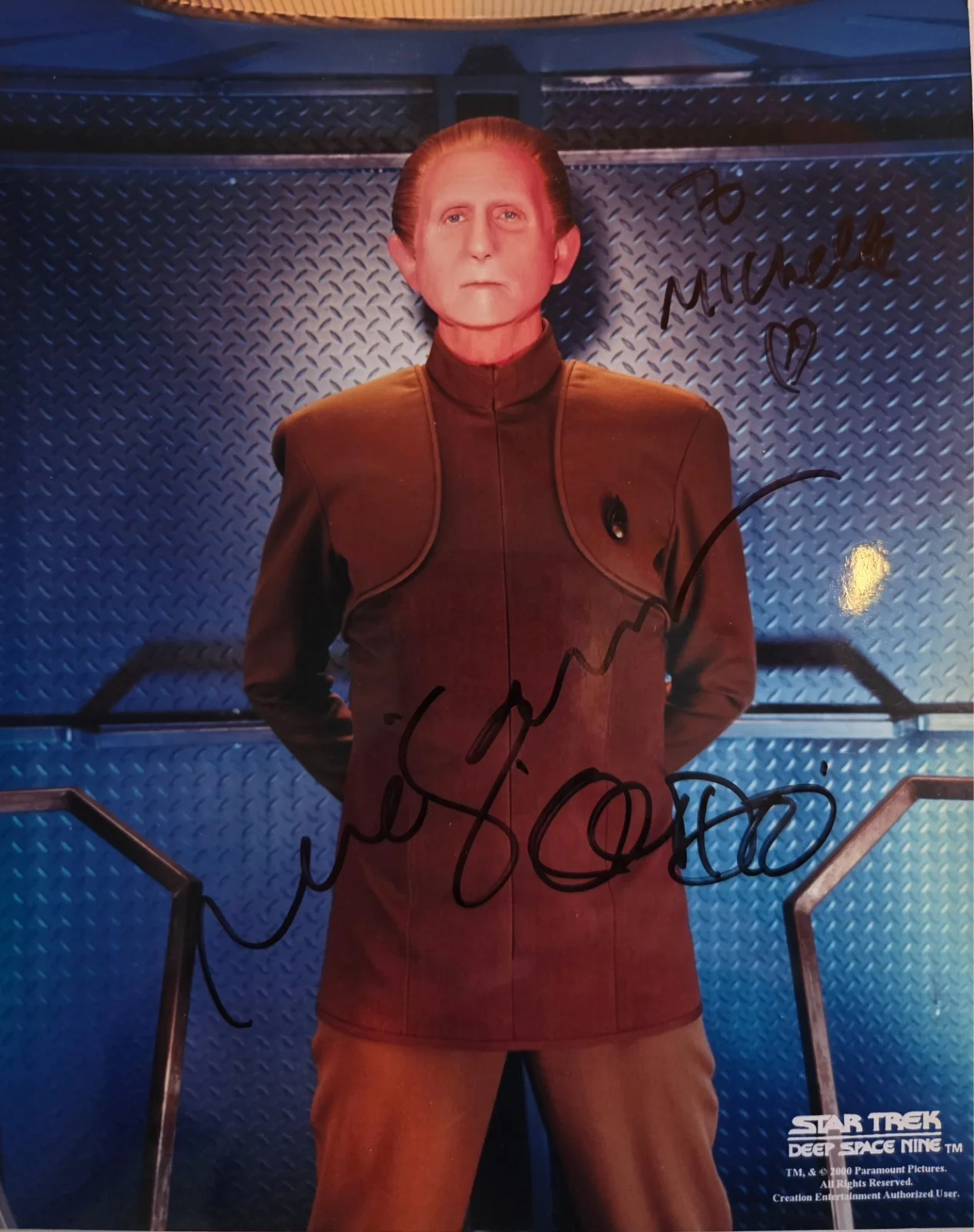 RENE AUBERJONOIS — RENE AUBERJONOIS SIGNED AUTOGRAPHED 8x10 PHOTO ODO STAR TREK DS9 PERSONALIZED