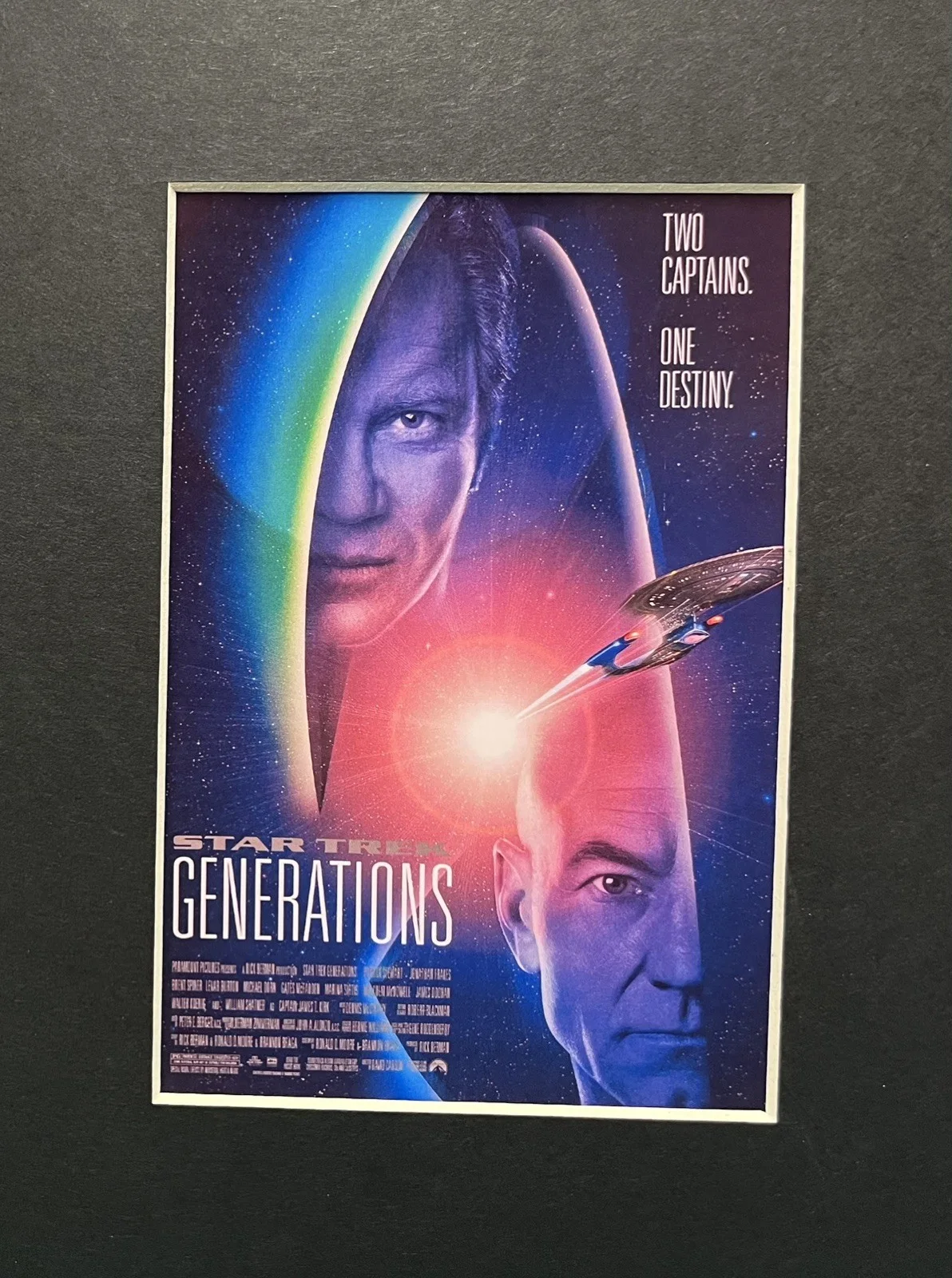 STAR TREK GENERATIONS. 35mm Film Cell Mounted Display, image 2