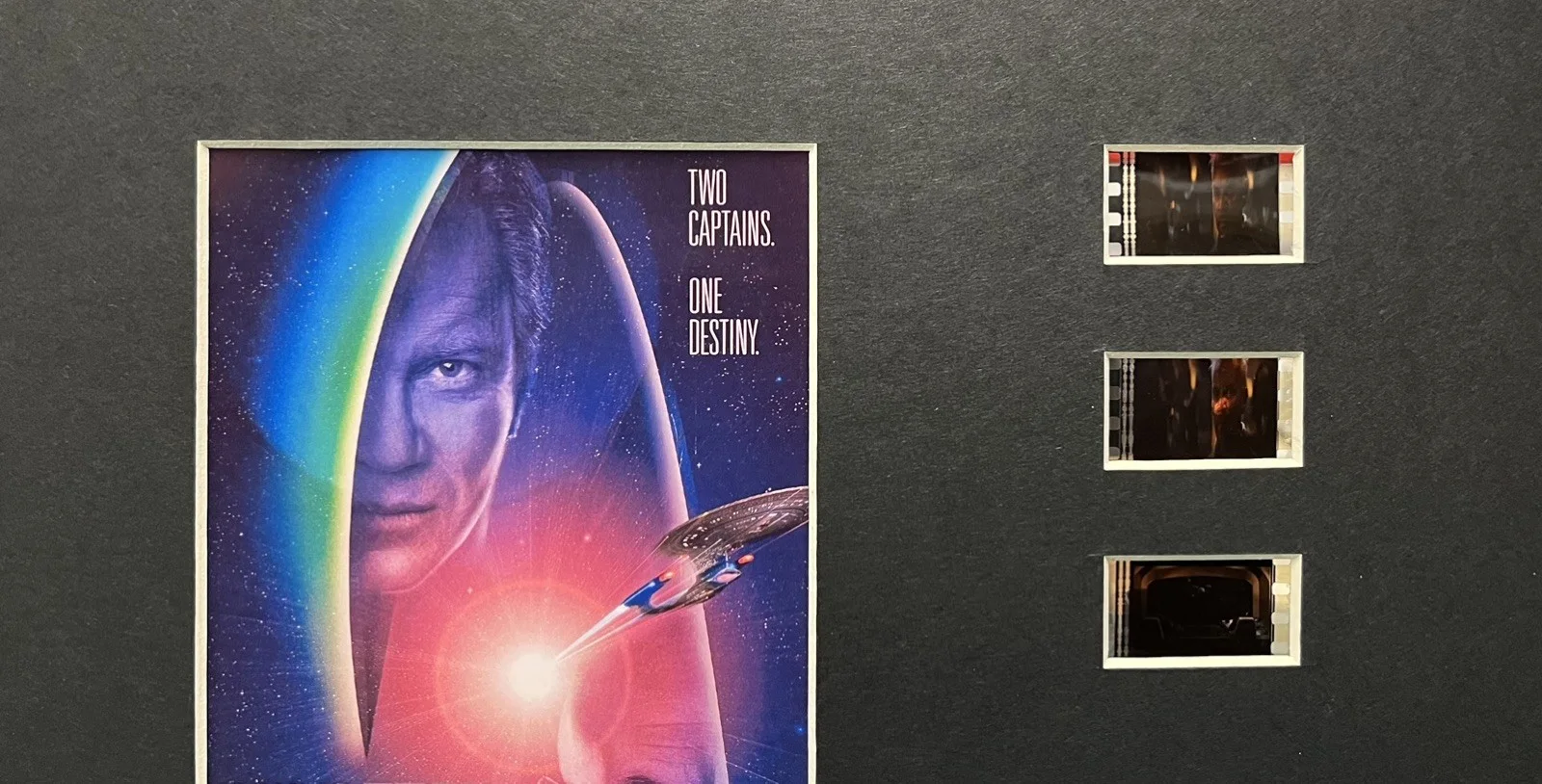 STAR TREK GENERATIONS. 35mm Film Cell Mounted Display, image 3