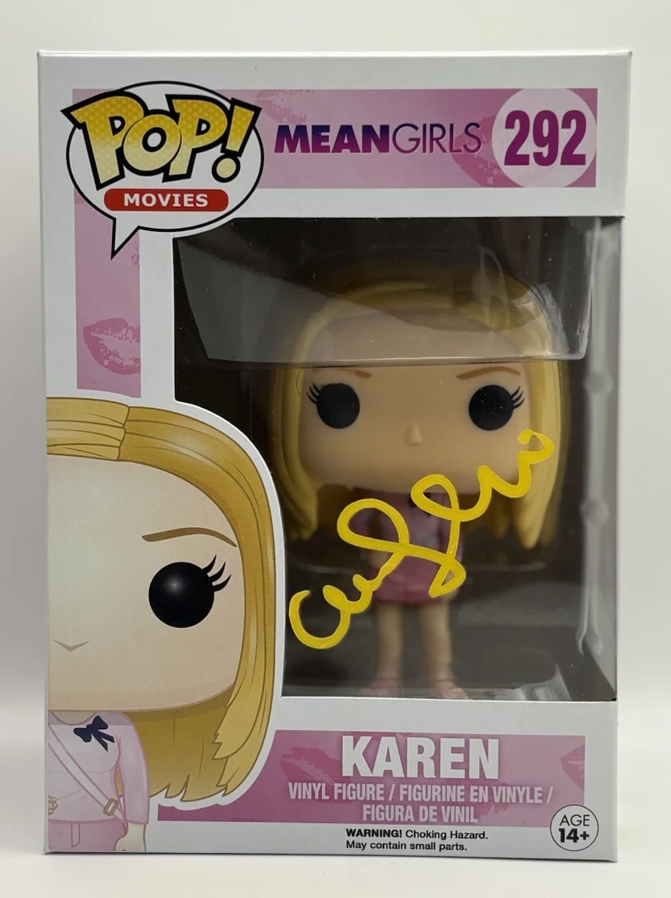 Amanda Seyfried — Amanda Seyfried Signed Autographed Karen Mean Girls Funko POP! JSA EXACT PROOF, image 4