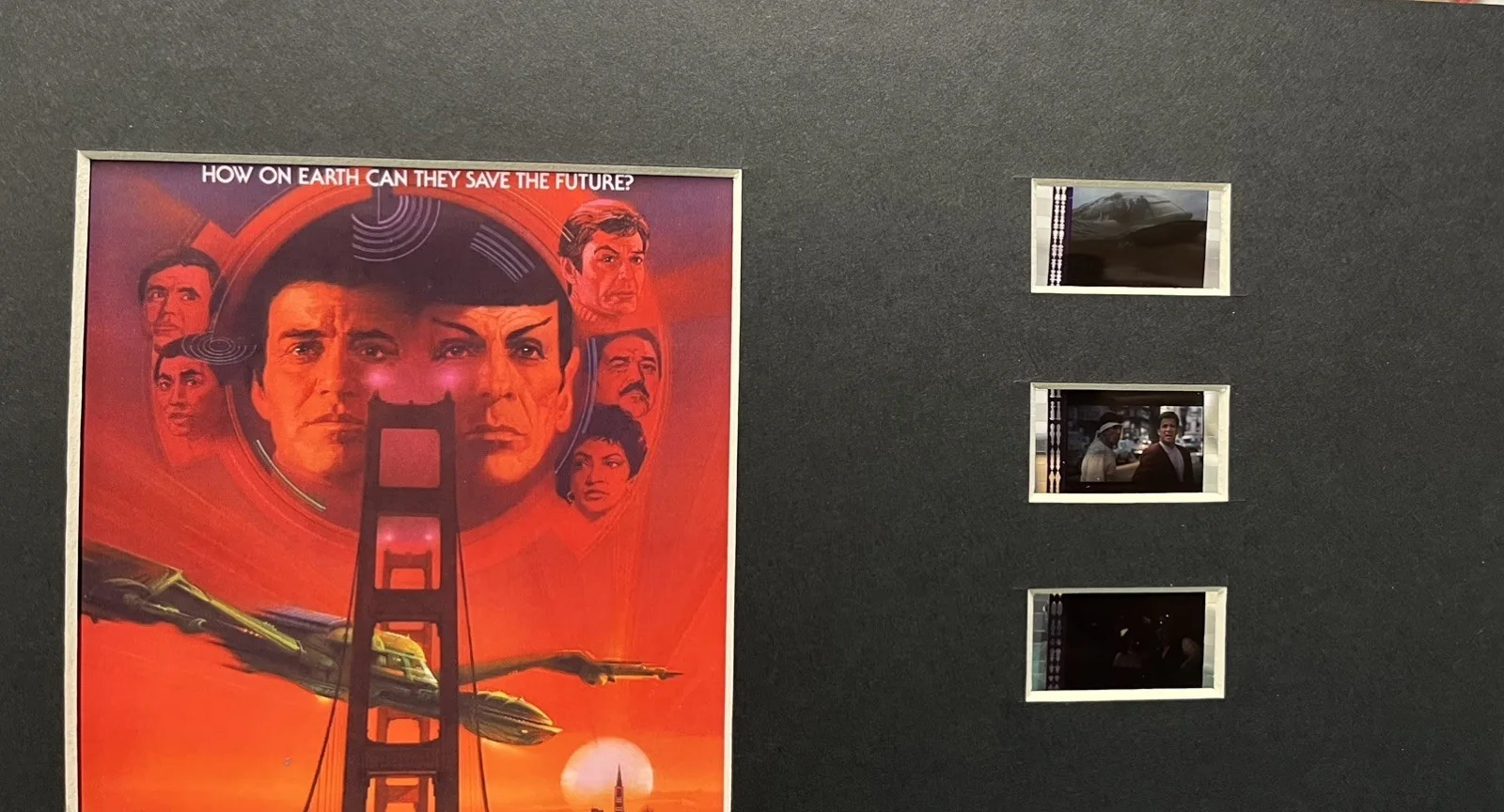 STAR TREK IV THE VOYAGE HOME 35mm Film Cell Mounted Display, изображение 2