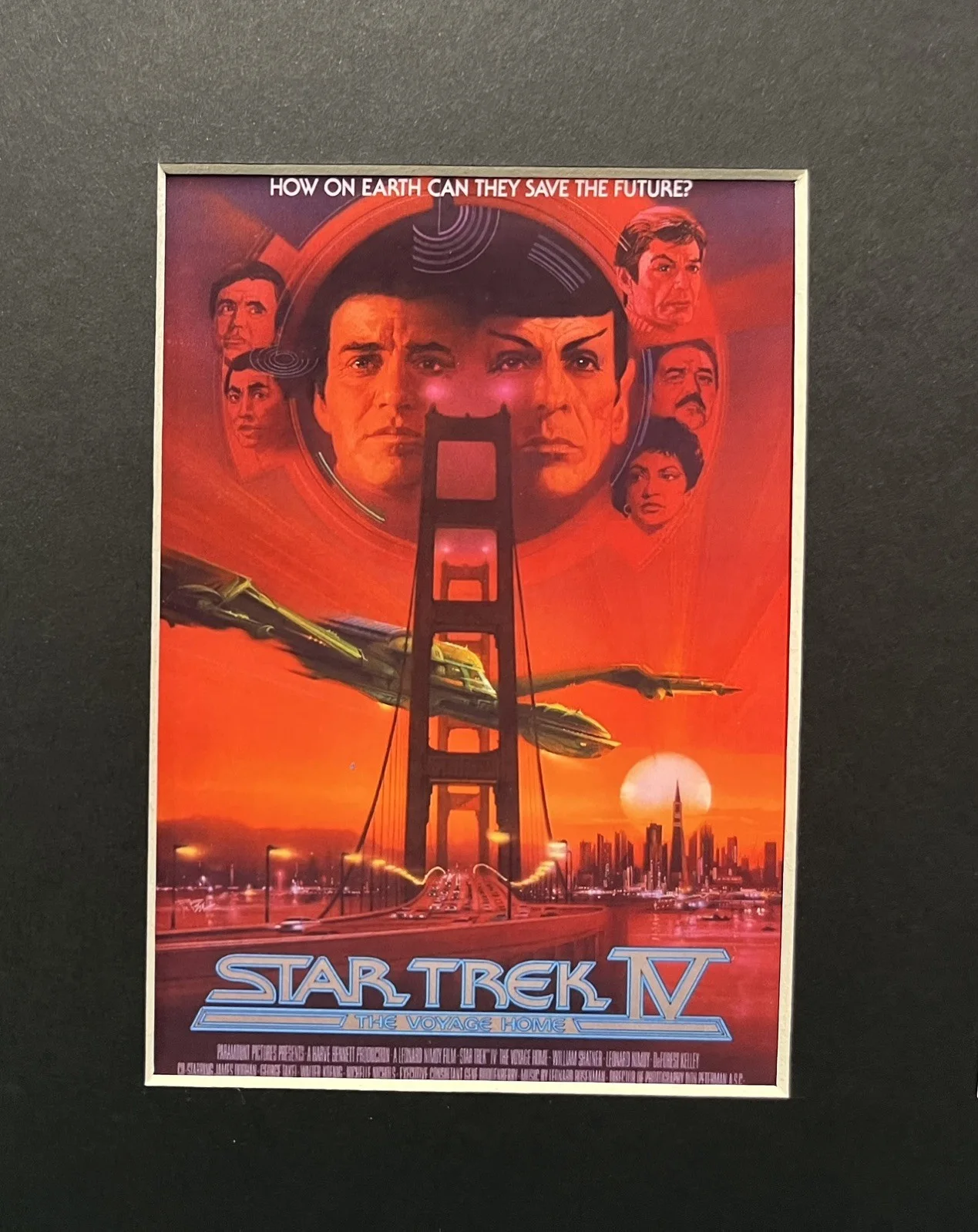 STAR TREK IV THE VOYAGE HOME 35mm Film Cell Mounted Display, изображение 3