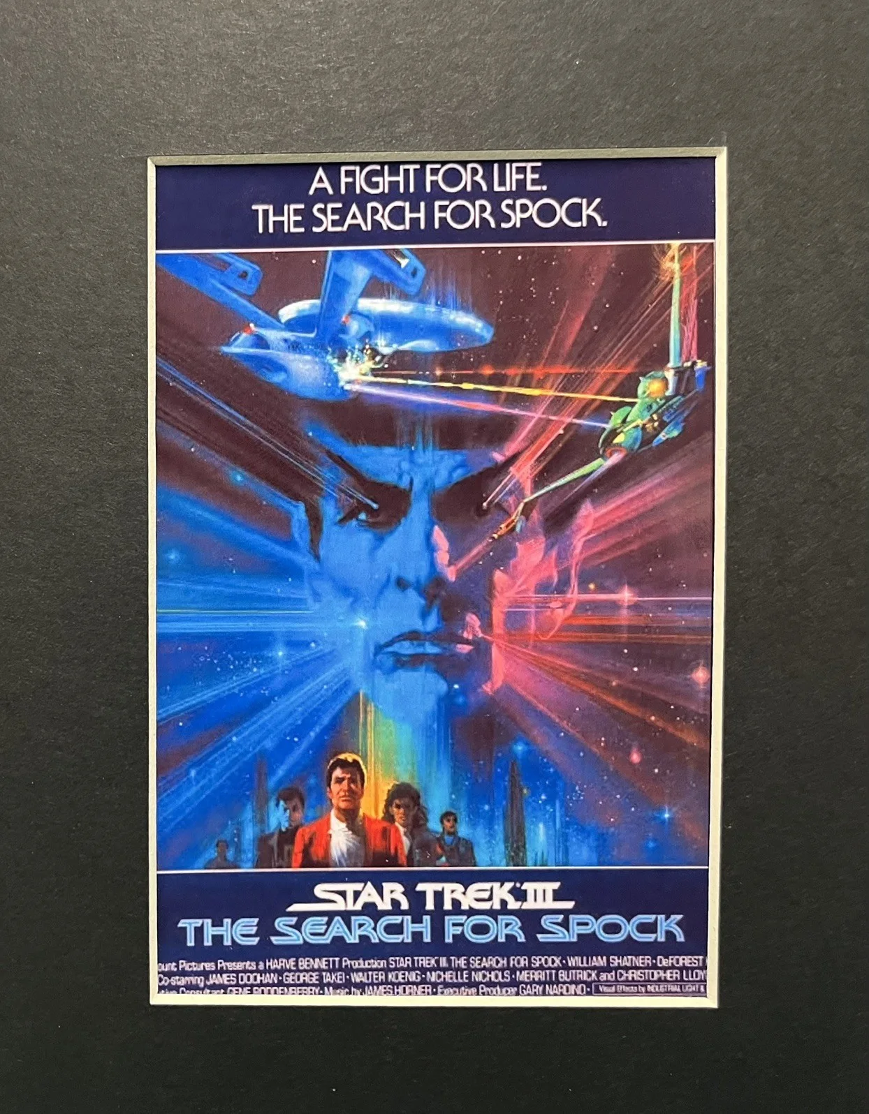 STAR TREK lll. THE SEARCH FOR SPOCK . 35mm Film Cell Mounted Display, image 2