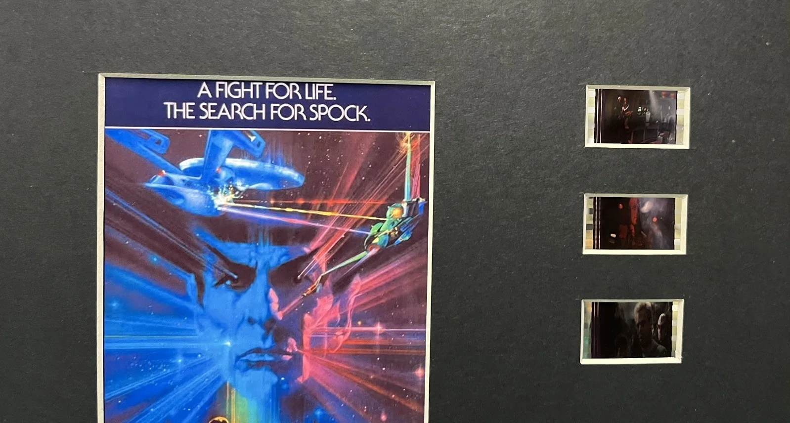 STAR TREK lll. THE SEARCH FOR SPOCK . 35mm Film Cell Mounted Display, image 3