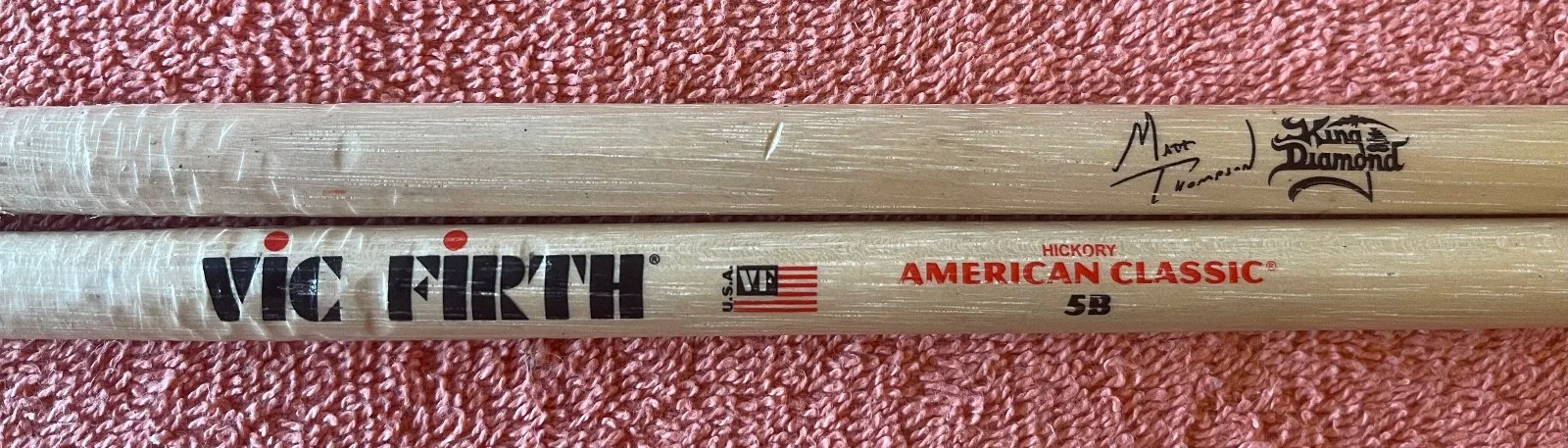 King Diamond MATT THOMPSON Signature Stage Used Drumstick #4 RARE!, изображение 3
