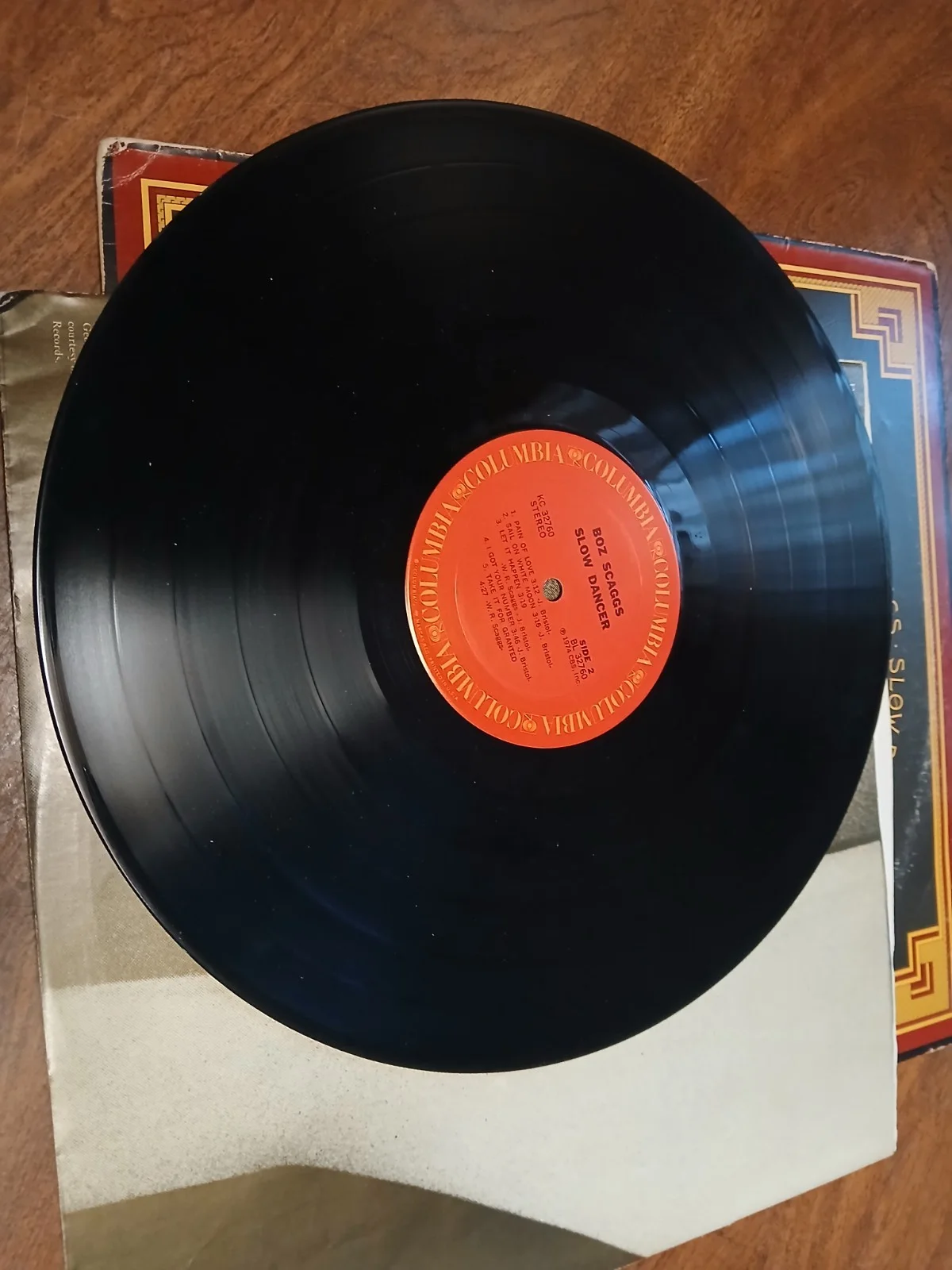 Boz Scaggs signed Slow Dancer Album, image 5