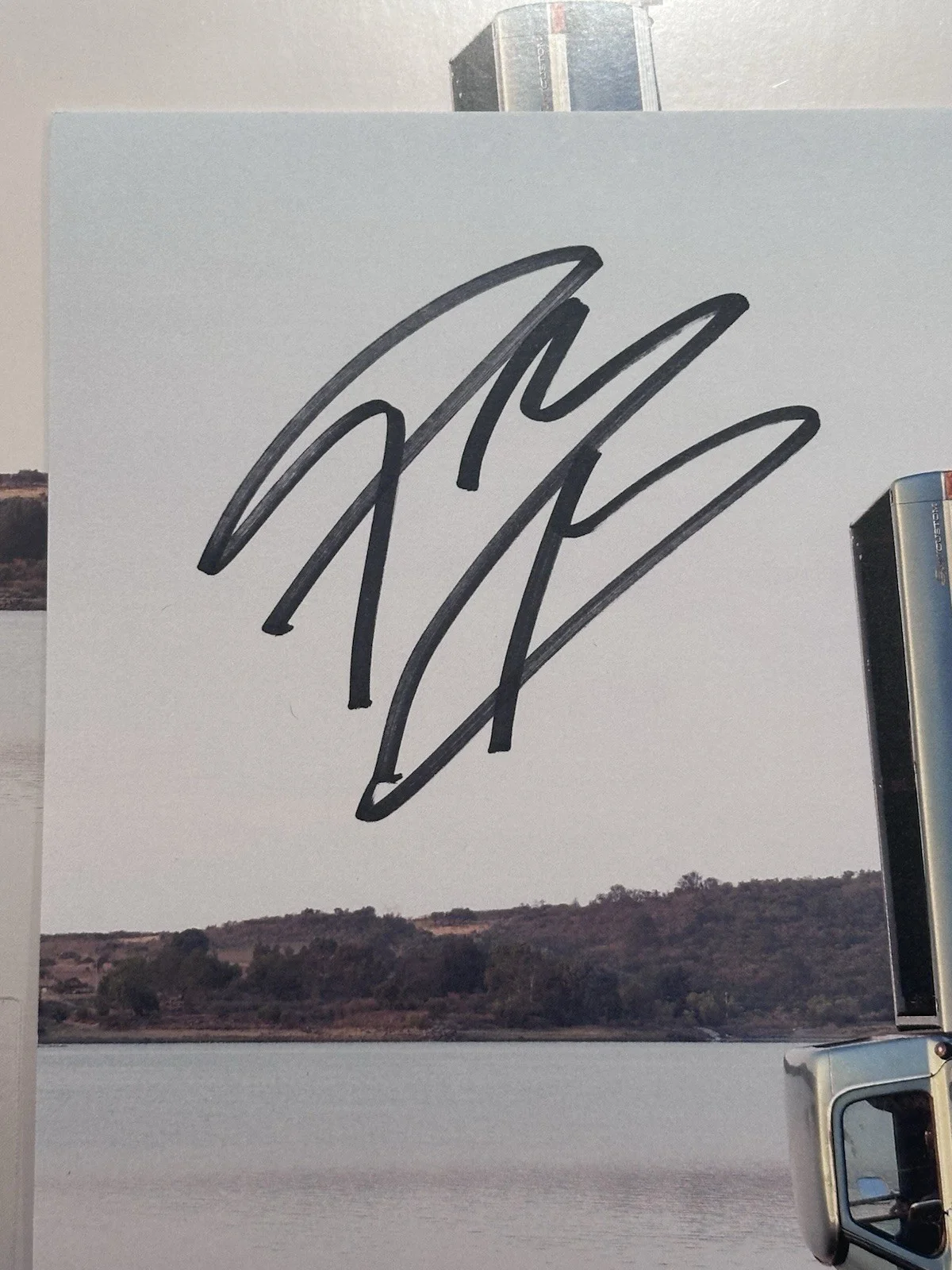 Post Malone SIGNED F-1 Trillion Vinyl With Insert 11"x11" AUTOGRAPHED COA #2, изображение 4