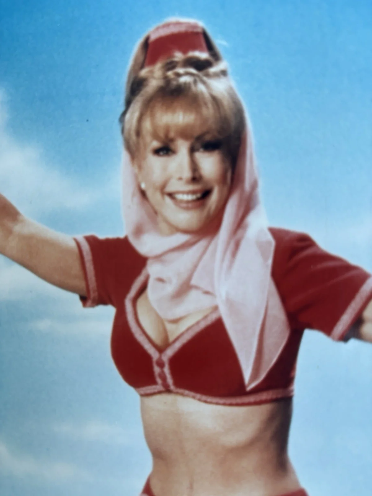 Barbara Eden — Barbara Eden Sexy Signed autographed Jeannie 8x10 Color photo JSA COA, изображение 4