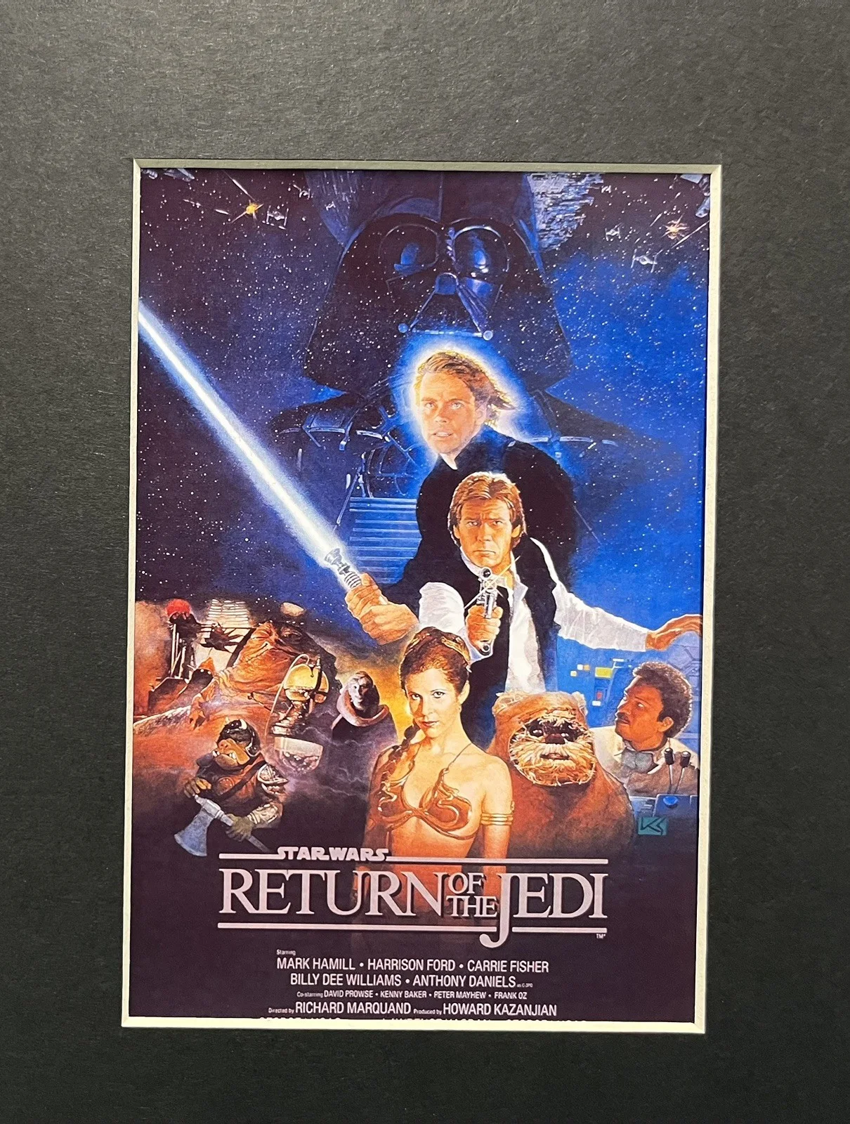 STAR WARS RETURN OF THE JEDI. 35mm Film Cell Mounted Display, изображение 2