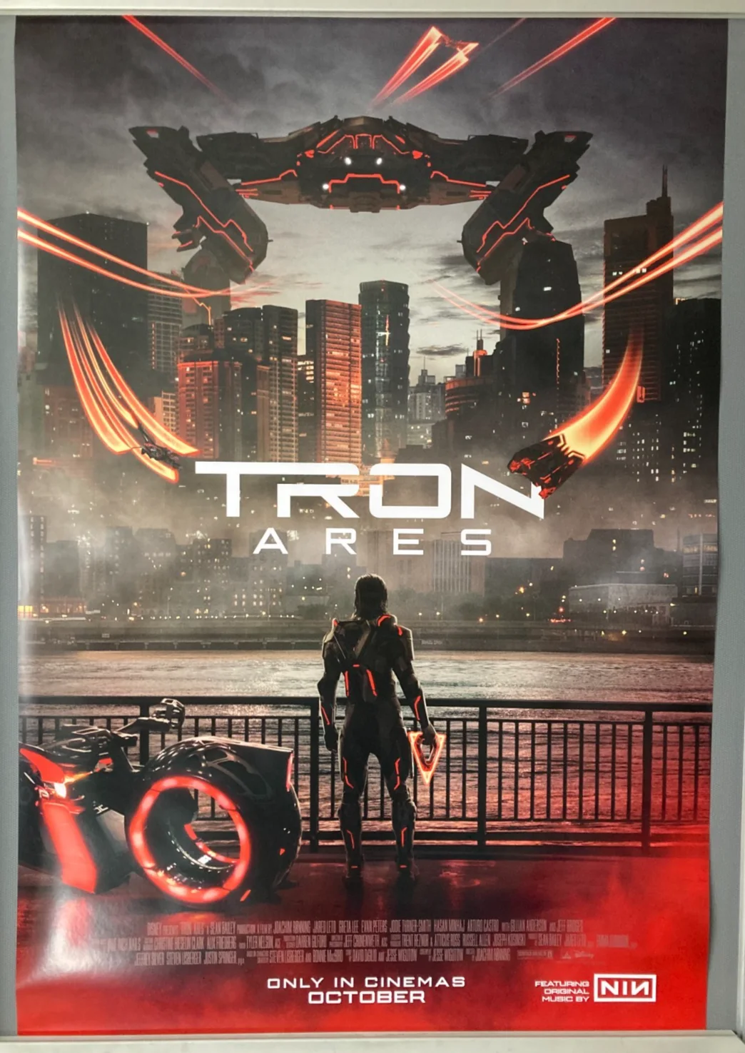 Cinema Poster: TRON ARES 2025 River One Sheet Jared Leto Greta Lee Jeff Bridges, изображение 2