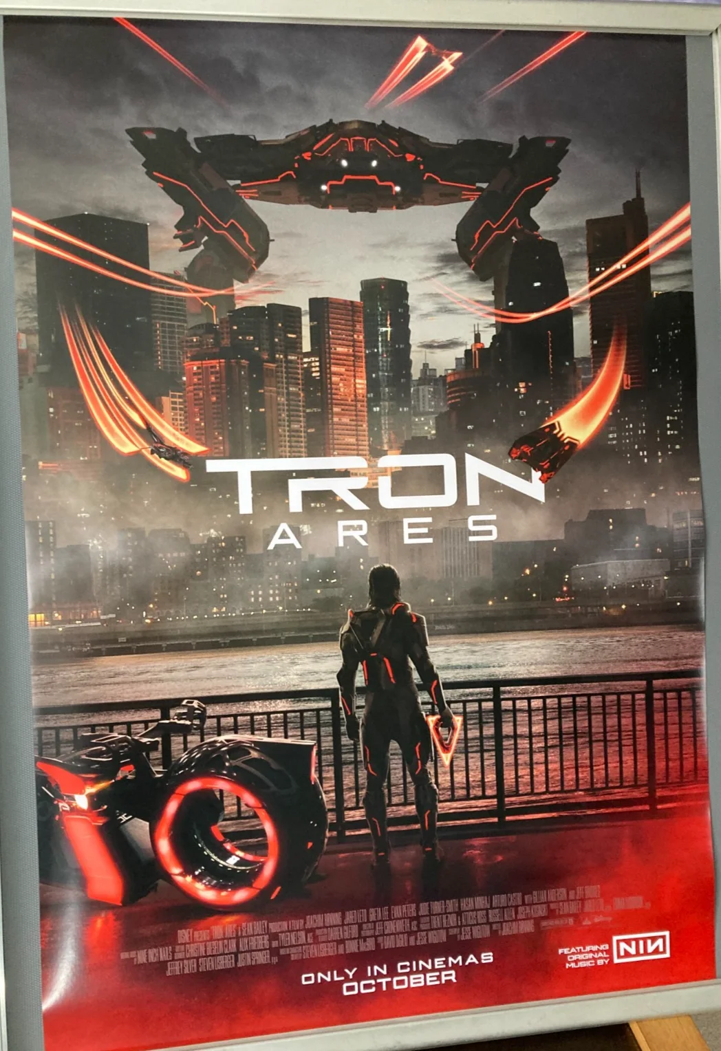 Cinema Poster: TRON ARES 2025 River One Sheet Jared Leto Greta Lee Jeff Bridges, изображение 3