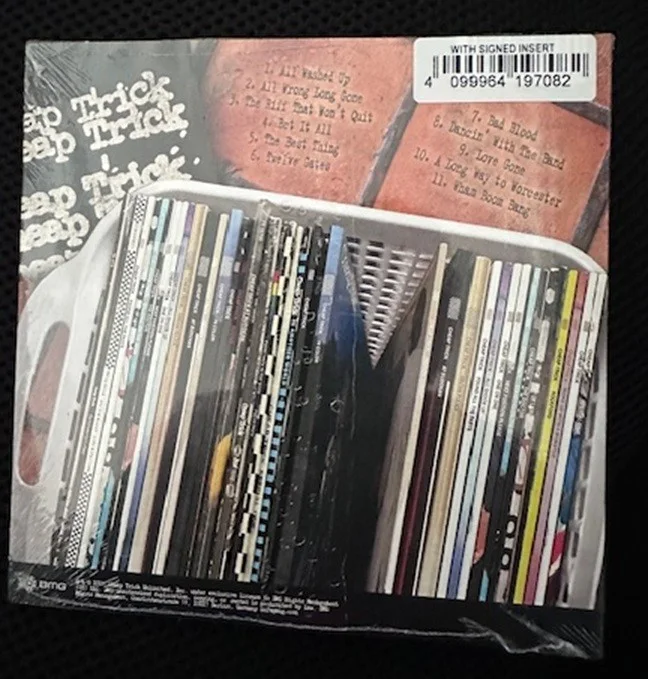 CHEAP TRICK NEW CD All Washed Up WITH AUTOGRAPHED Insert, image 3