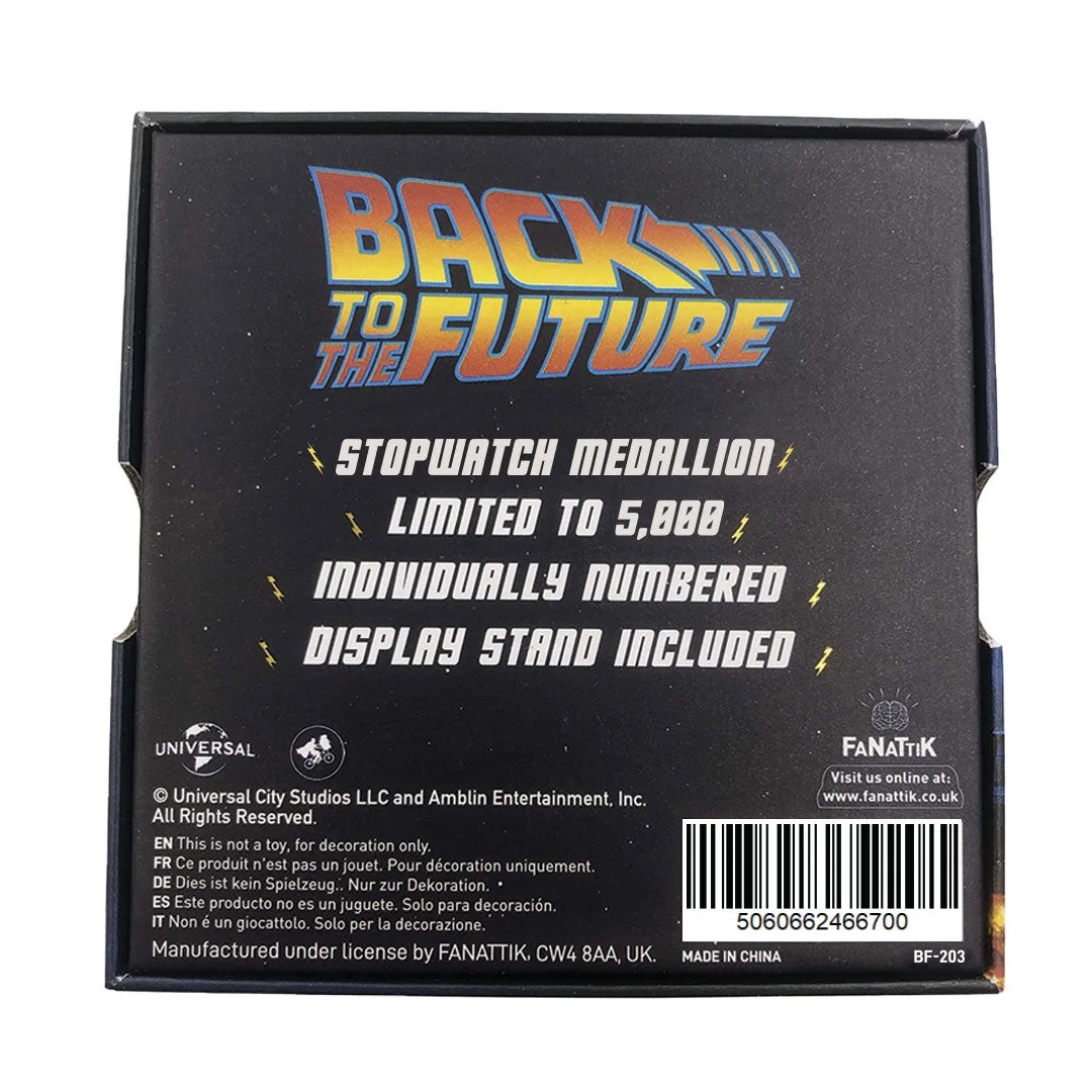 STOPWATCH MEDALLION | Back to the Future | Limited Edition, image 3