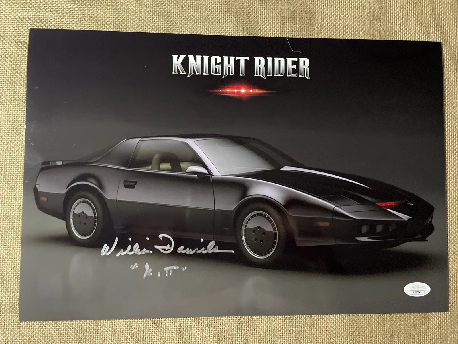 William Daniels — KNIGHT RIDER autograph tv Show Signed Horror Photograph COA movie POSTER P1