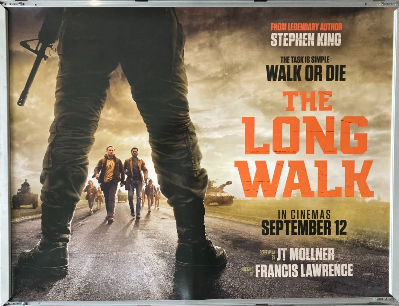 Cinema Poster: LONG WALK, THE 2025 (Advance Quad) David Jonsson Stephen King, изображение 3
