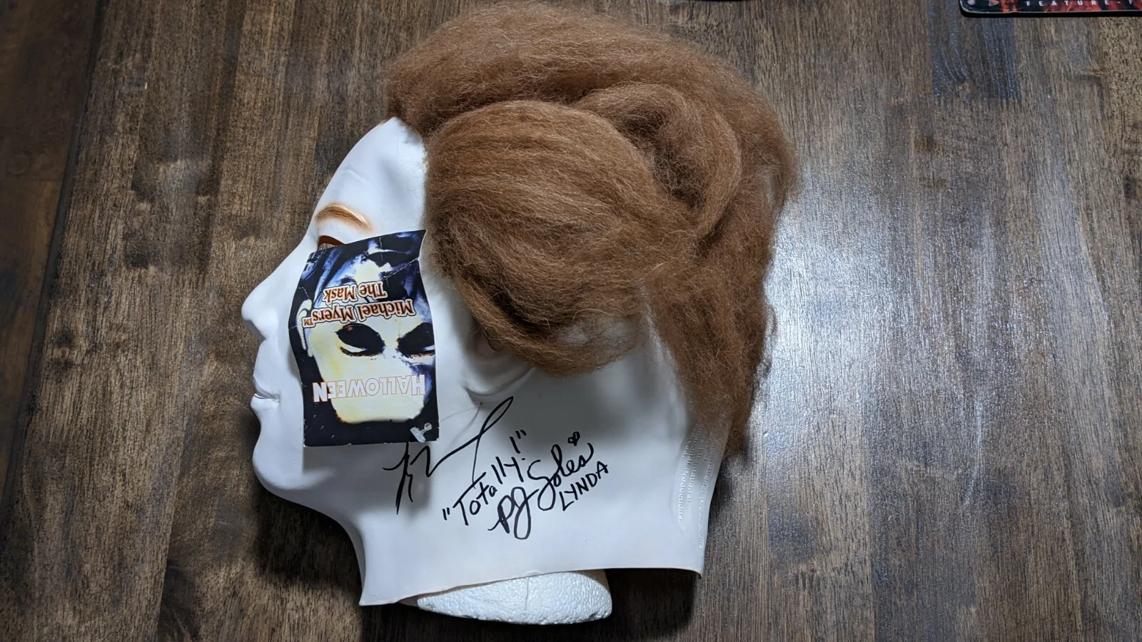 Autographed Michael Myers Halloween Mask SIGNED BY Tony Maron + PJ SOLES, изображение 4