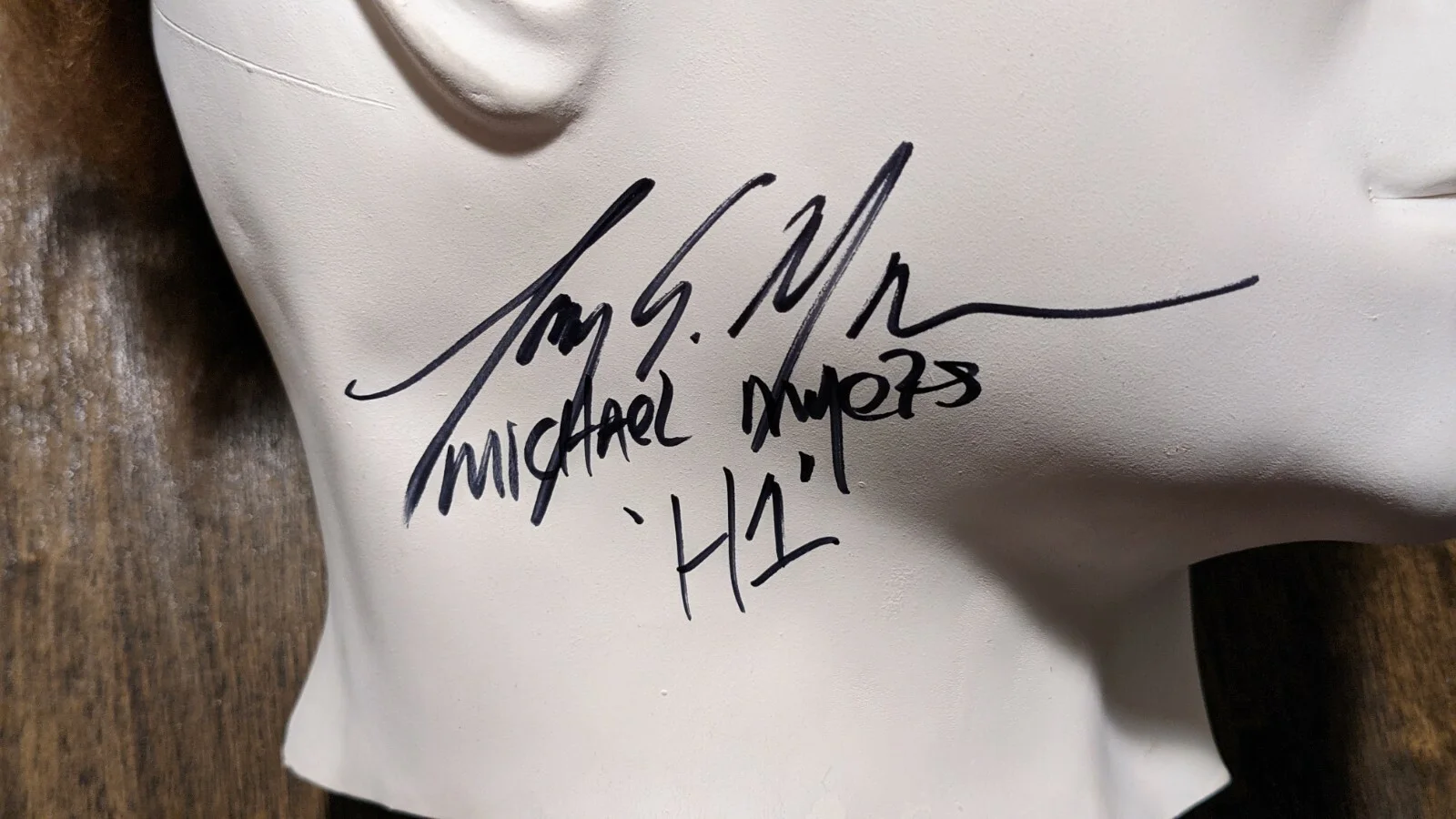 Autographed Michael Myers Halloween Mask SIGNED BY Tony Maron + PJ SOLES, изображение 5