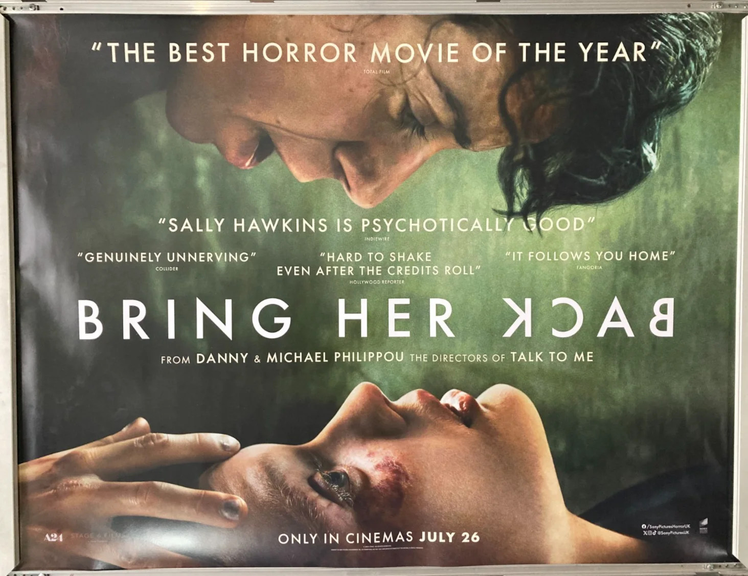 Cinema Poster: BRING HER BACK 2025 (Main Quad) Billy Barratt Sally Hawkins, изображение 2