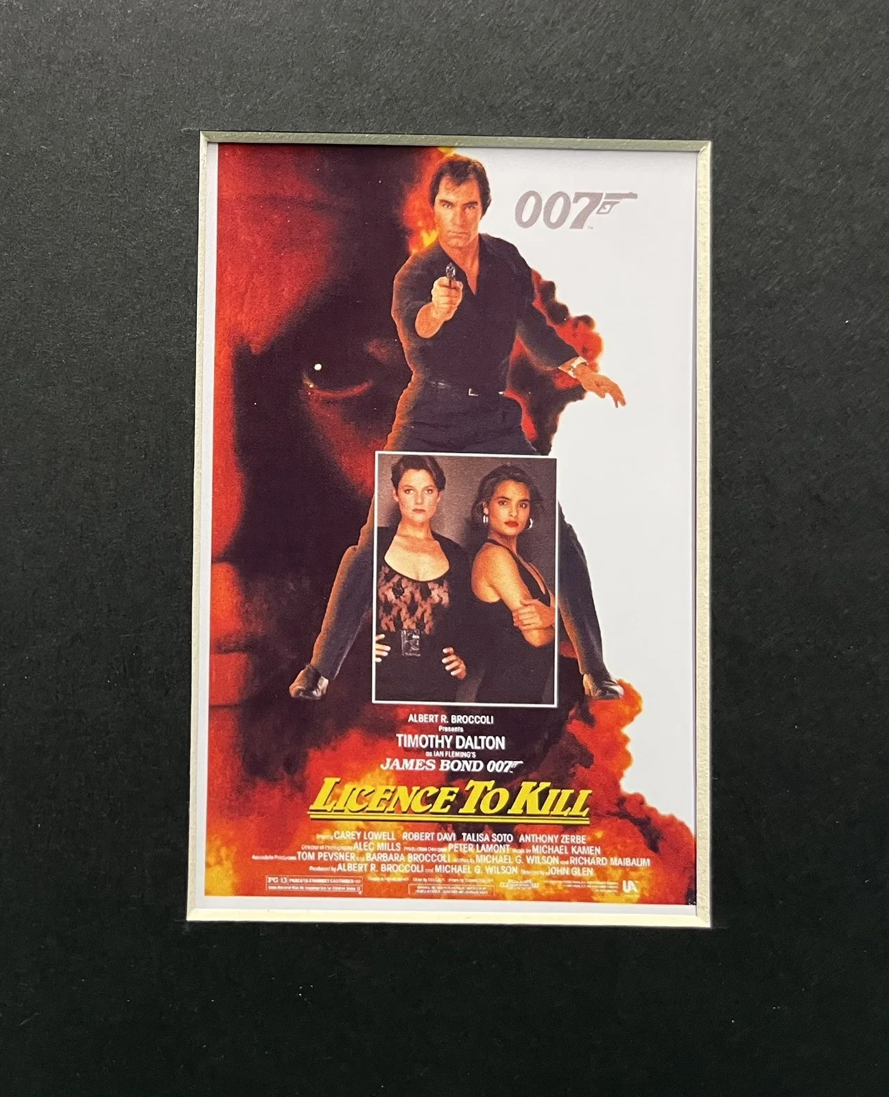 007 JAMES BOND. LICENCE TO KILL. 35mm Film Cell Mounted Display, изображение 2