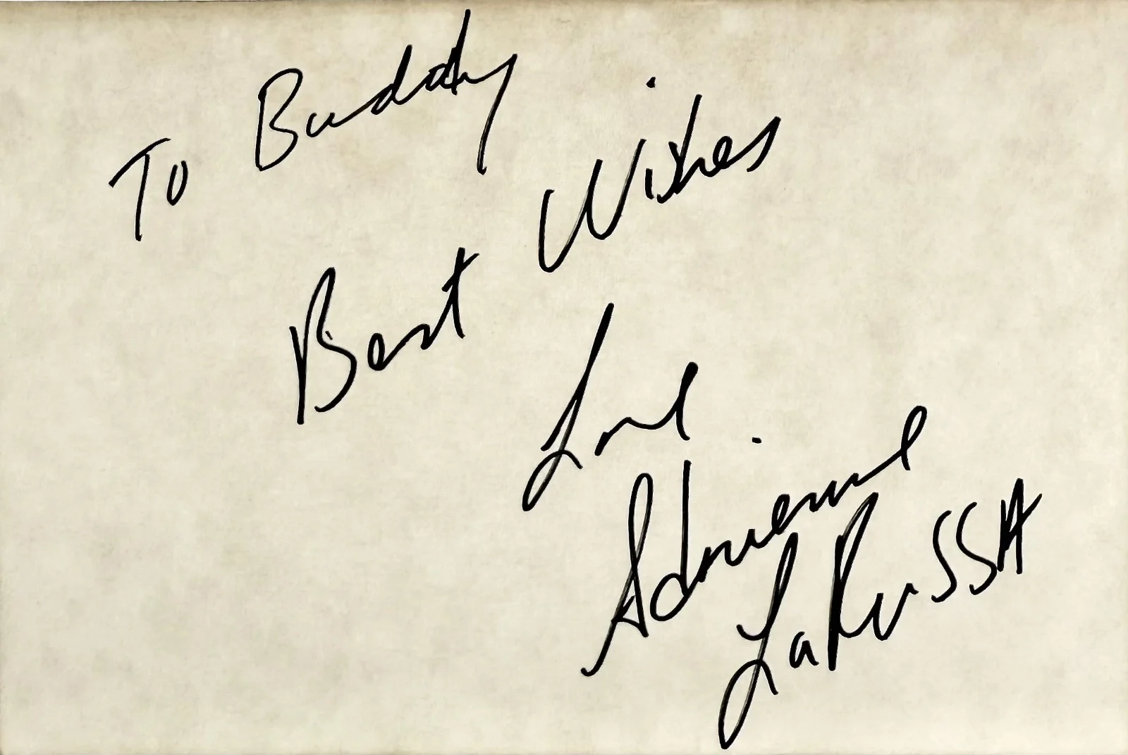 Adrienne La Russa — ADRIENNE LA RUSSA Signed Autographed 4"x 6" INDEX CARD The Conspiracy of Torture, изображение 4