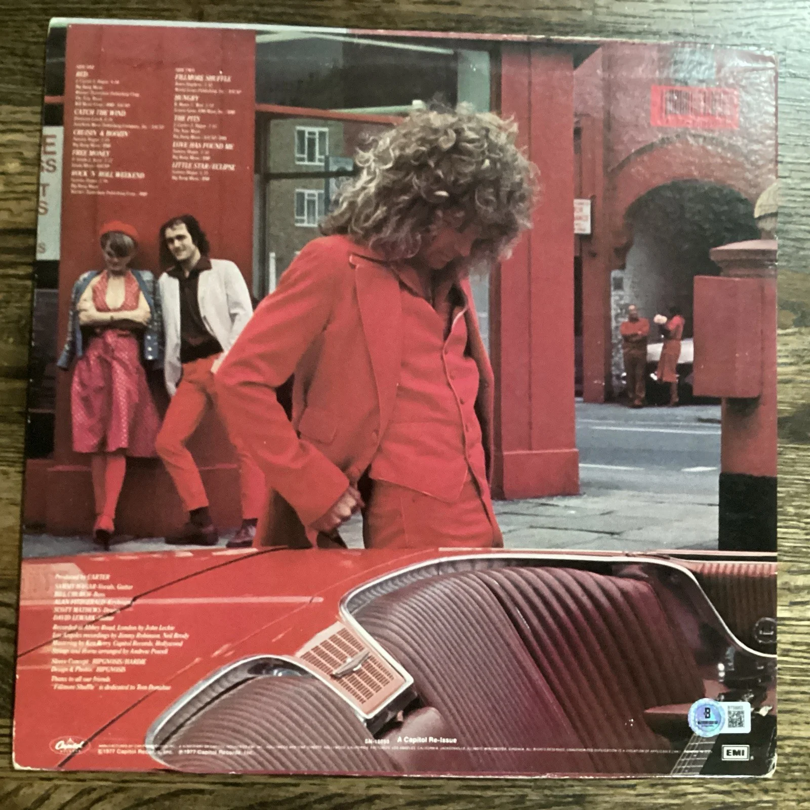 Sammy Hagar Signed Red LP Beckett COA Van Halen Chickenfoot, image 2