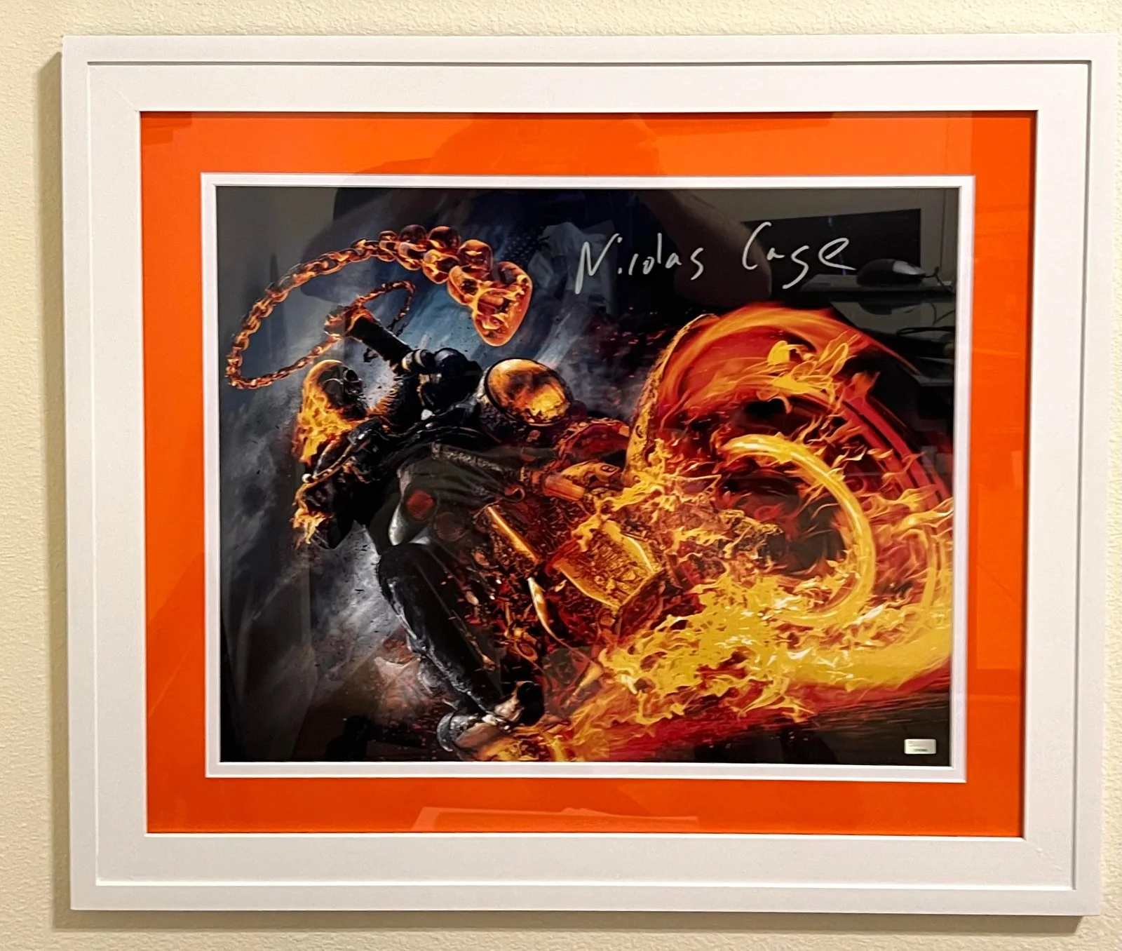 Nicolas Cage — Nicolas Cage autograph signed 16 x 20 poster - Ghost Rider Movie - Framed !!, изображение 3