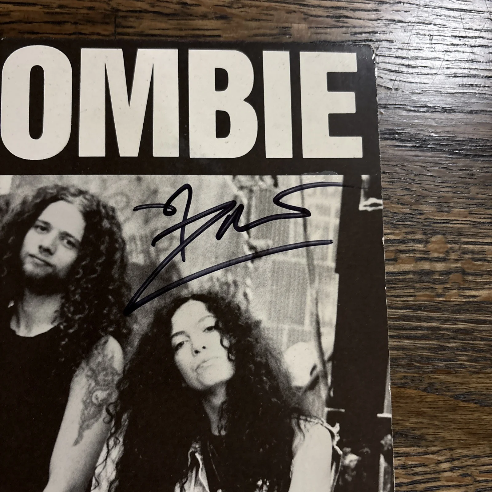 Rob Zombie Signed White Zombie God Of Thunder LP Beckett COA Autographed, image 2