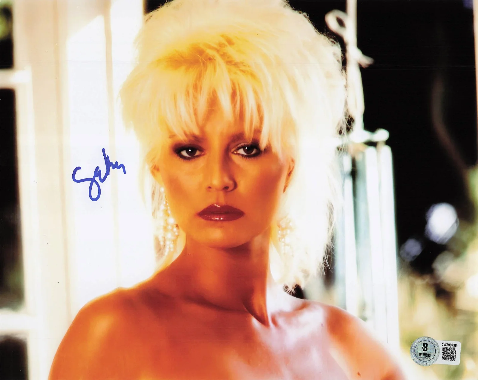 Seka — Hot Sexy Seka Signed Autograph 8x10 Photo Adult Film Legend Beckett BAS