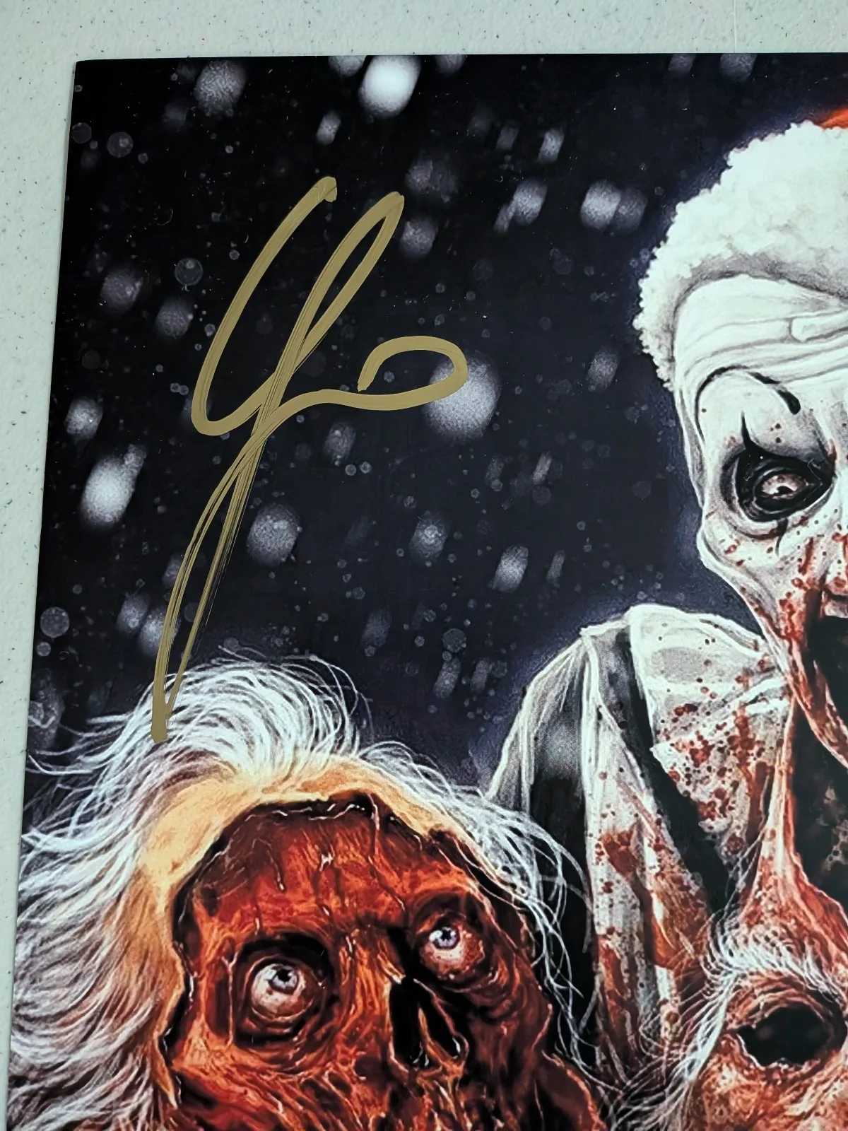 CHRIS JERICHO Signed 11x17 Photo Poster TERRIFIER 2 3 Burke Autograph JSA COA A, изображение 2