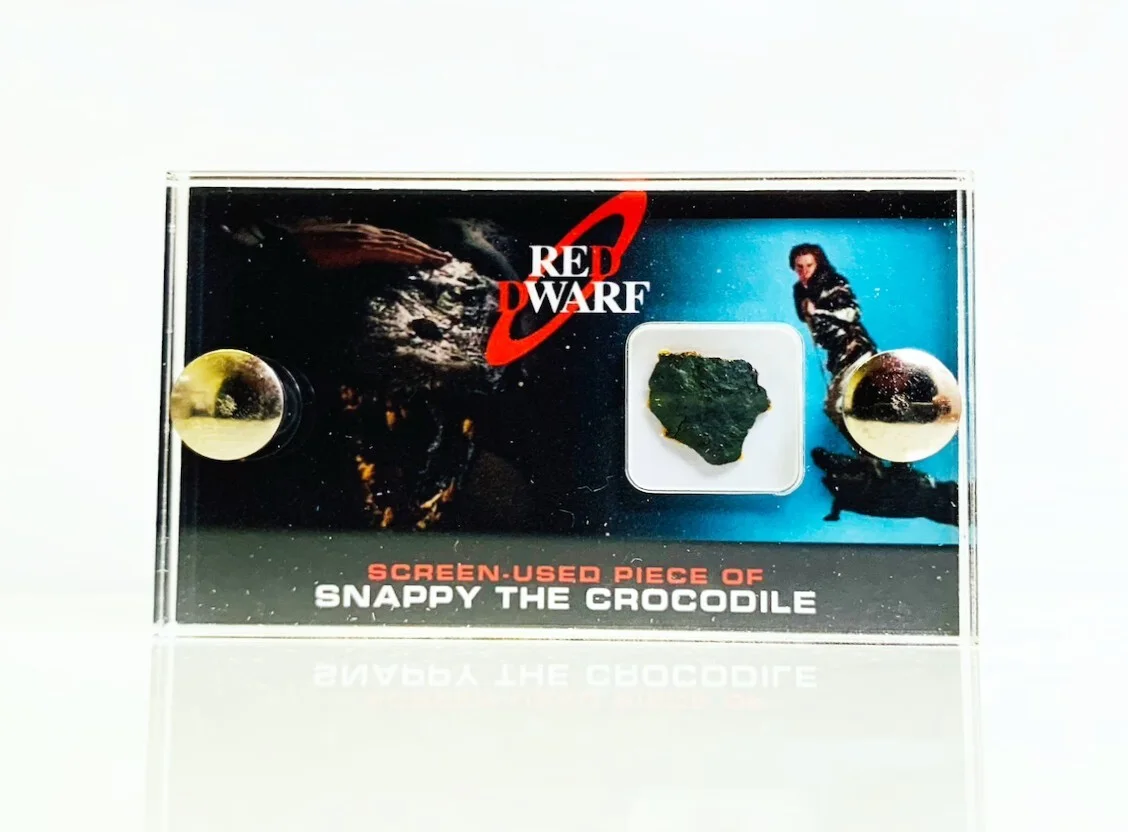 TV Prop Red Dwarf Snappy the Crocodile Screen Used piece mini display with COA, image 2