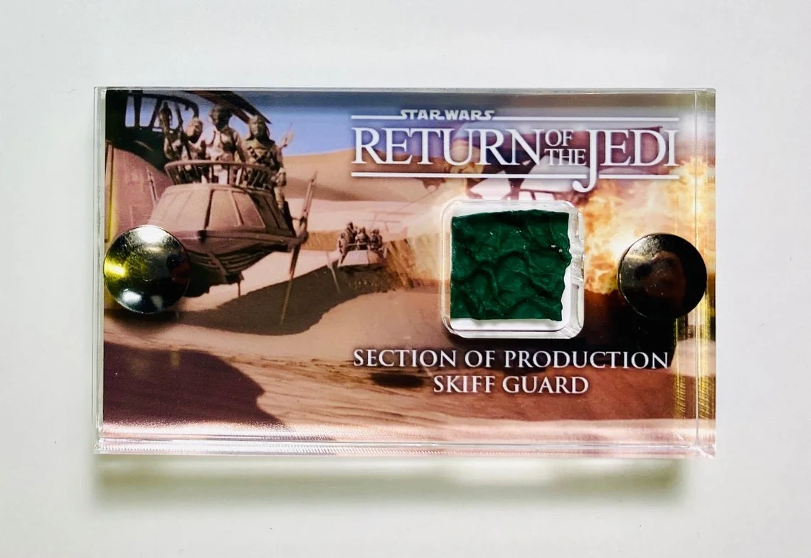 Movie Prop Star Wars Return of the Jedi Production Skiff Guard section with COA, изображение 3