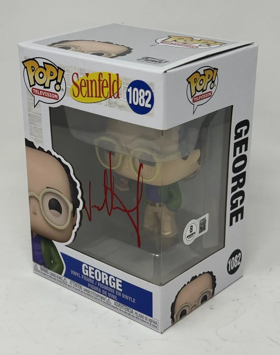 Jason Alexander — Jason Alexander Signed Seinfeld George Costanza Funko Pop Autograph Beckett COA, image 2