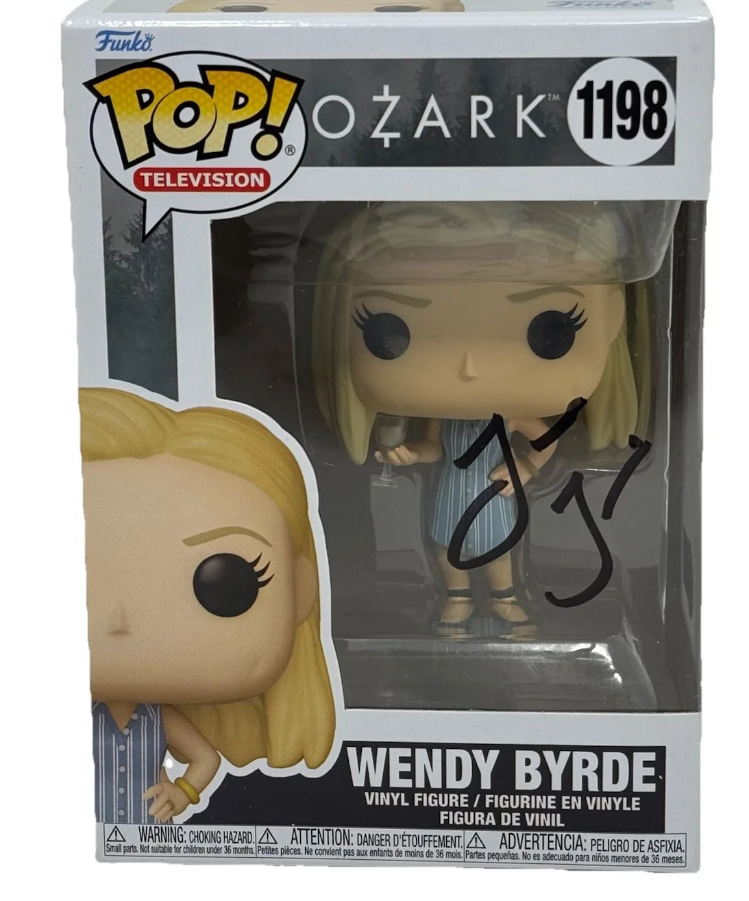 Laura Linney — Laura Linney Signed Ozark Wendy Byrde Funko Pop #1198 Autograph Beckett COA
