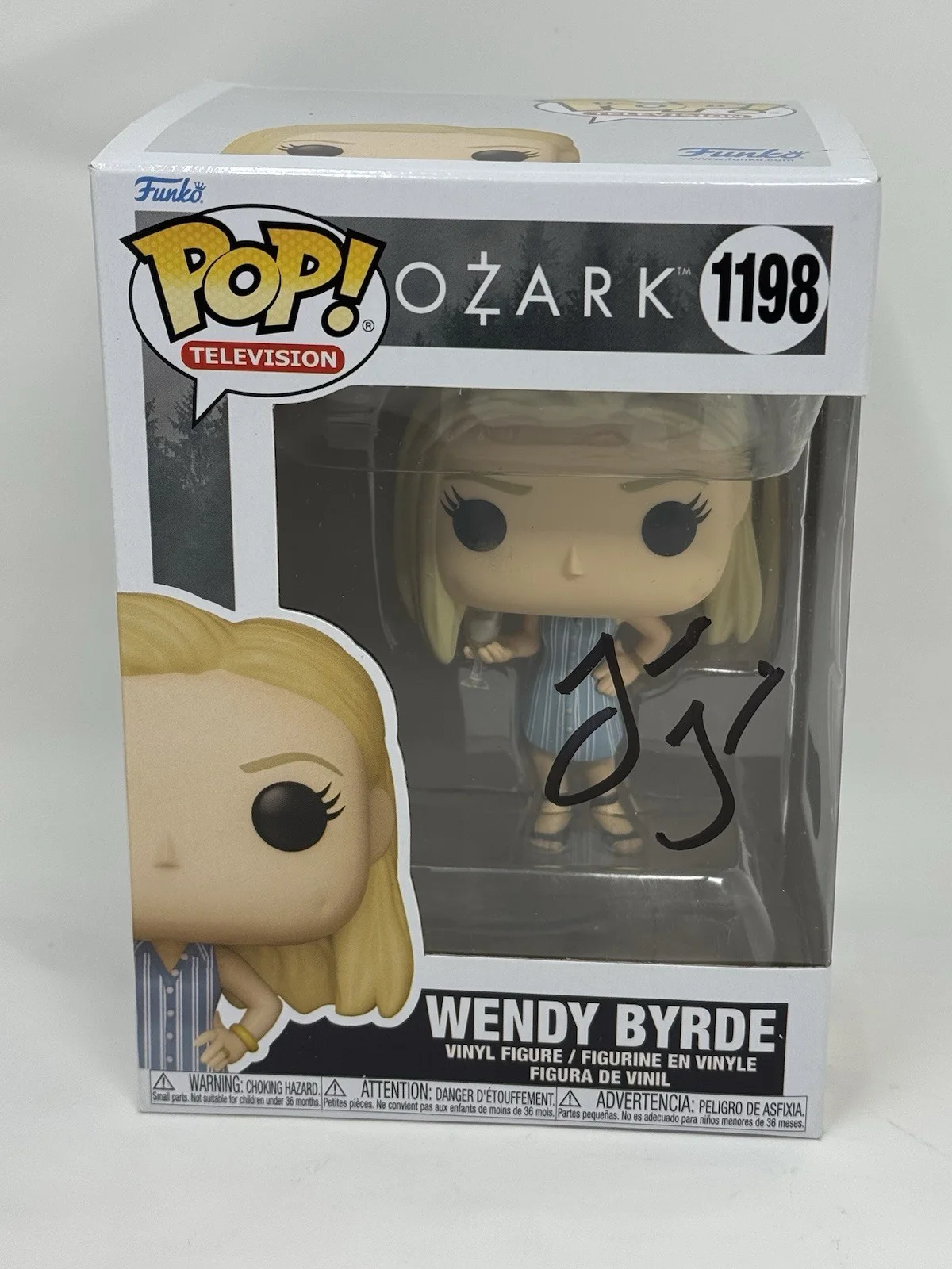 Laura Linney — Laura Linney Signed Ozark Wendy Byrde Funko Pop #1198 Autograph Beckett COA, изображение 2