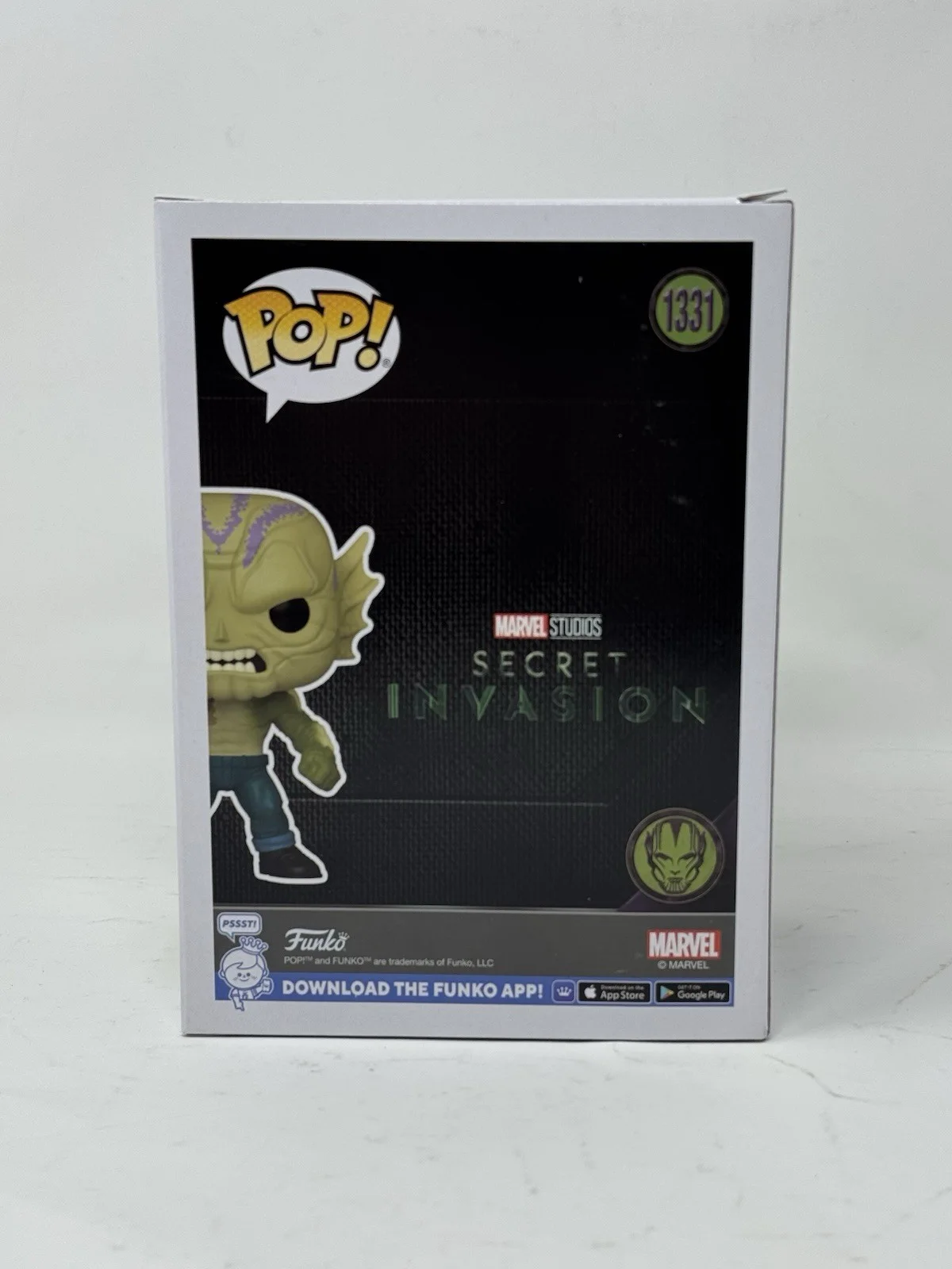 Kingsley Ben-Adir — Kingsley Ben-Adir Signed Secret Invasion Gravik Funko Pop 1331 Marvel Beckett, image 5