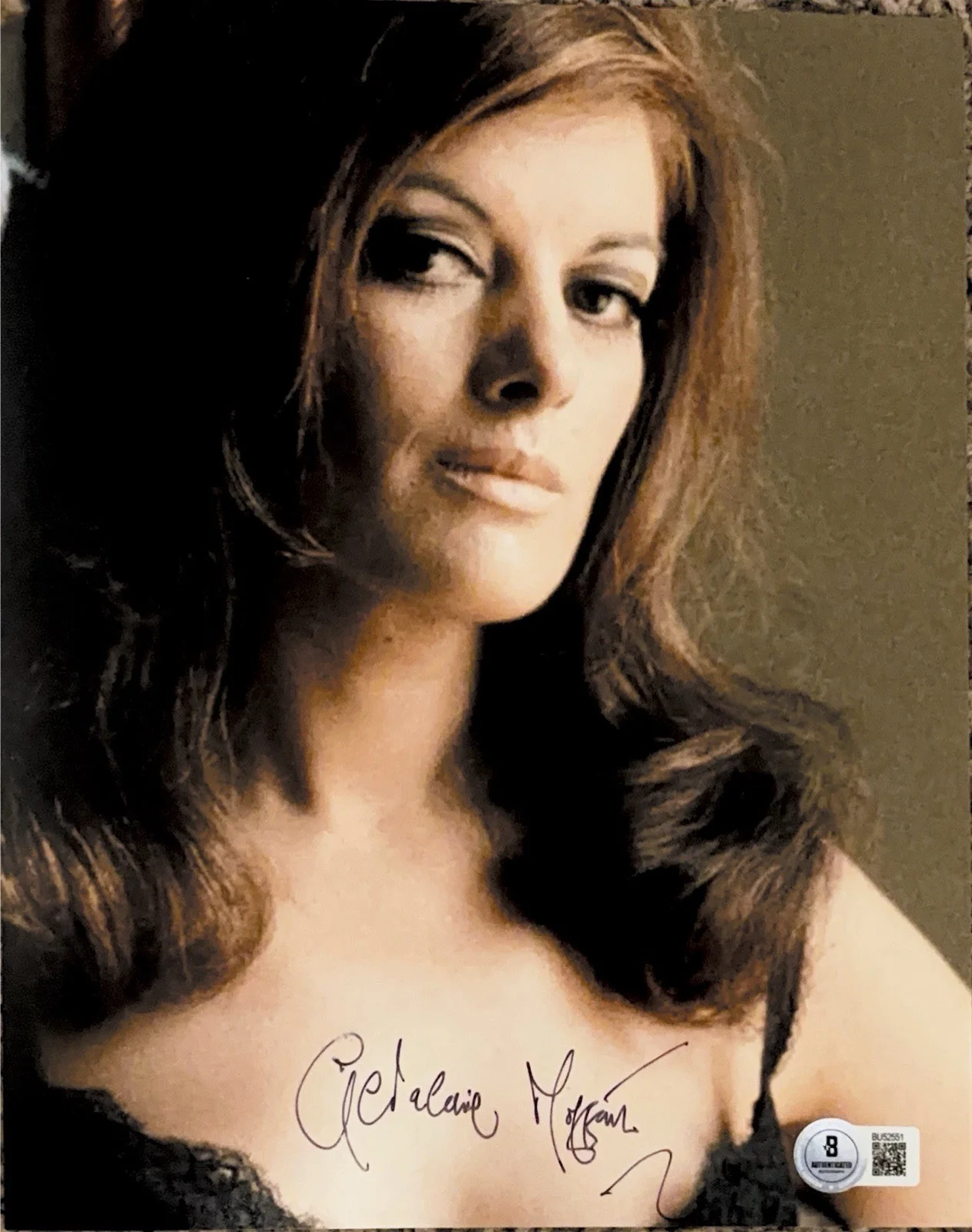 Geraldine Moffat — Geraldine Moffat Hand Signed 8x10 Photo, Beckett Authentic Autograph Actress