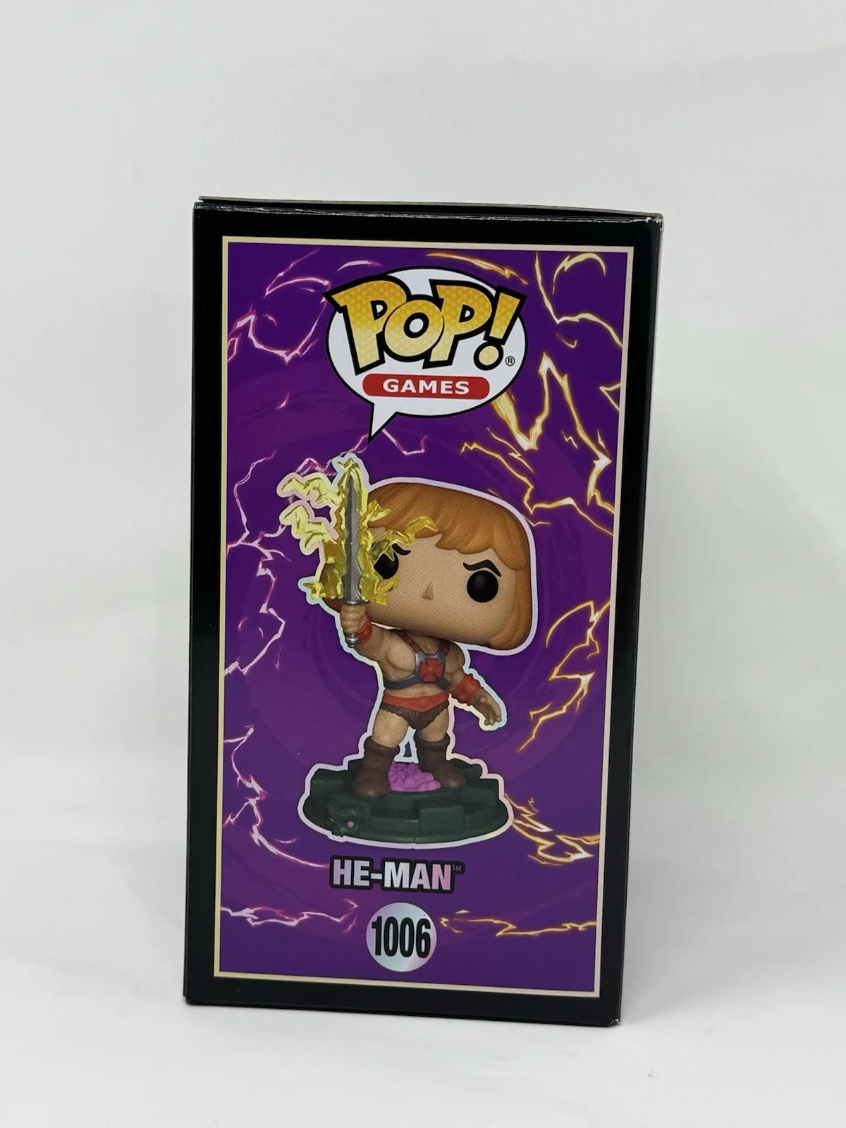 Dolph Lundgren — Dolph Lundgren Signed He-Man Funko Pop Masters of The Universe 1006 Beckett COA, изображение 4