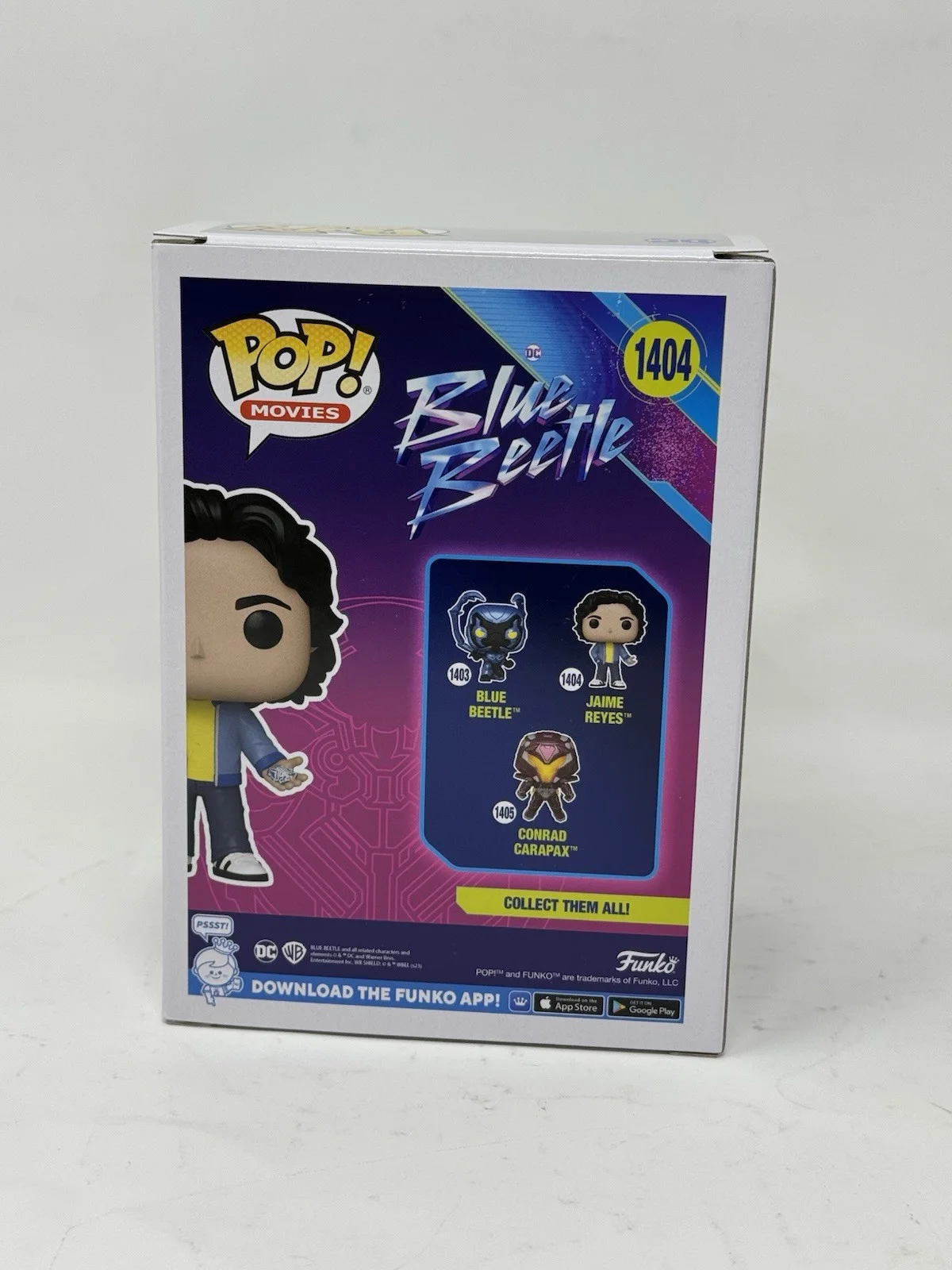 Xolo Mariduena — Xolo Mariduena Signed Blue Beetle Jaime Reyes Funko Pop #1404 Autograph Beckett, изображение 4