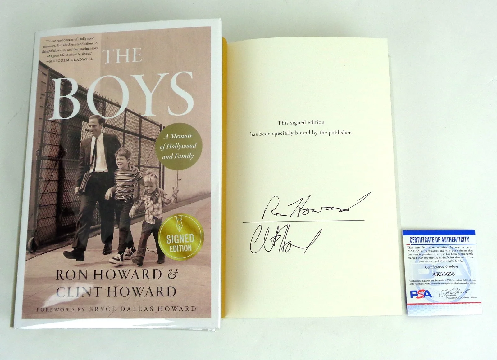 Ron Howard — Ron Howard Signed Autograph The Boys 1st Edition Book PSA/DNA COA