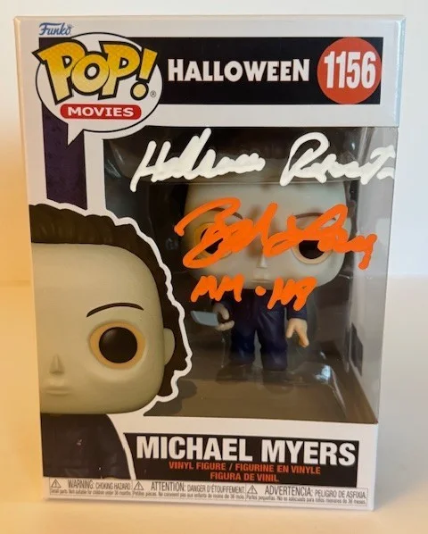 BRAD LOREE — Brad Loree signed Michael Myers Halloween Resurrection Funko POP #1156 OCCM COA