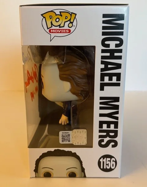 BRAD LOREE — Brad Loree signed Michael Myers Halloween Resurrection Funko POP #1156 OCCM COA, изображение 2