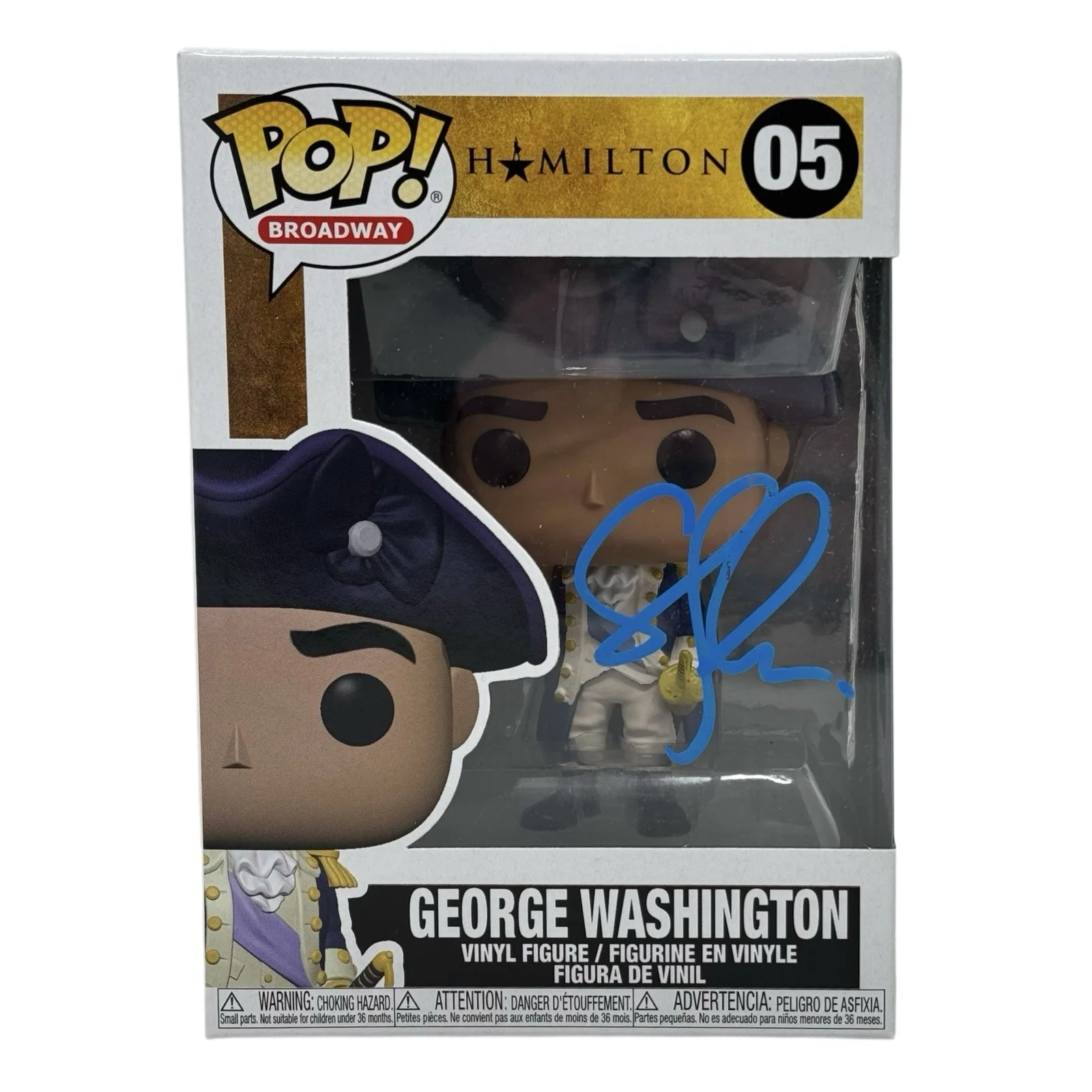 Christopher Jackson — Christopher Jackson Signed Hamilton George Washington Funko Pop #05 Beckett COA