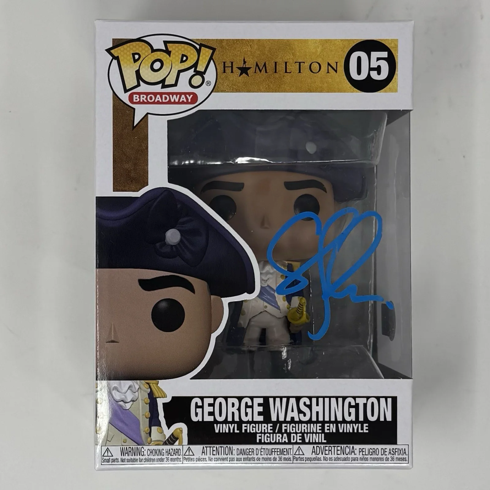 Christopher Jackson — Christopher Jackson Signed Hamilton George Washington Funko Pop #05 Beckett COA, изображение 3