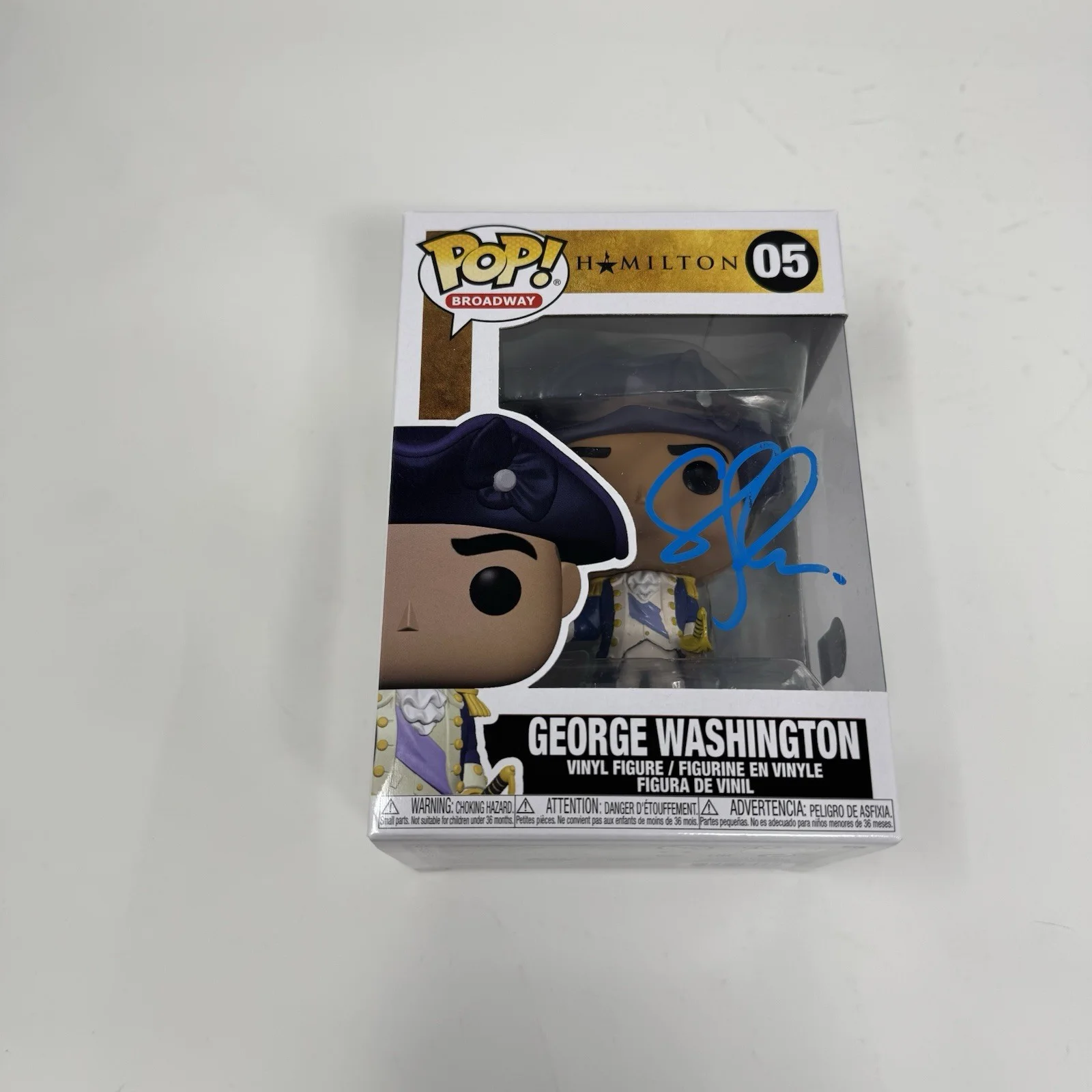 Christopher Jackson — Christopher Jackson Signed Hamilton George Washington Funko Pop #05 Beckett COA, изображение 4
