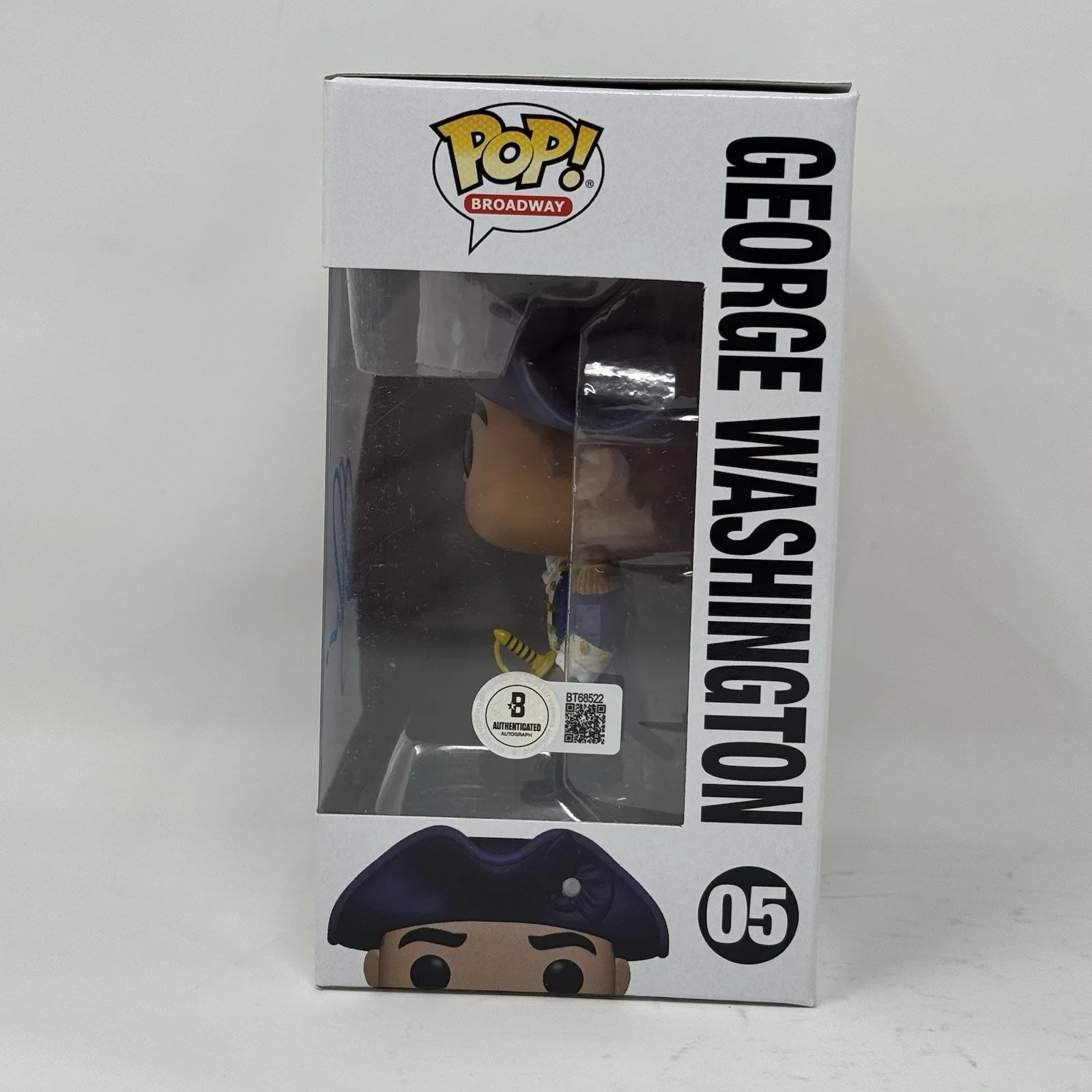 Christopher Jackson — Christopher Jackson Signed Hamilton George Washington Funko Pop #05 Beckett COA, изображение 5