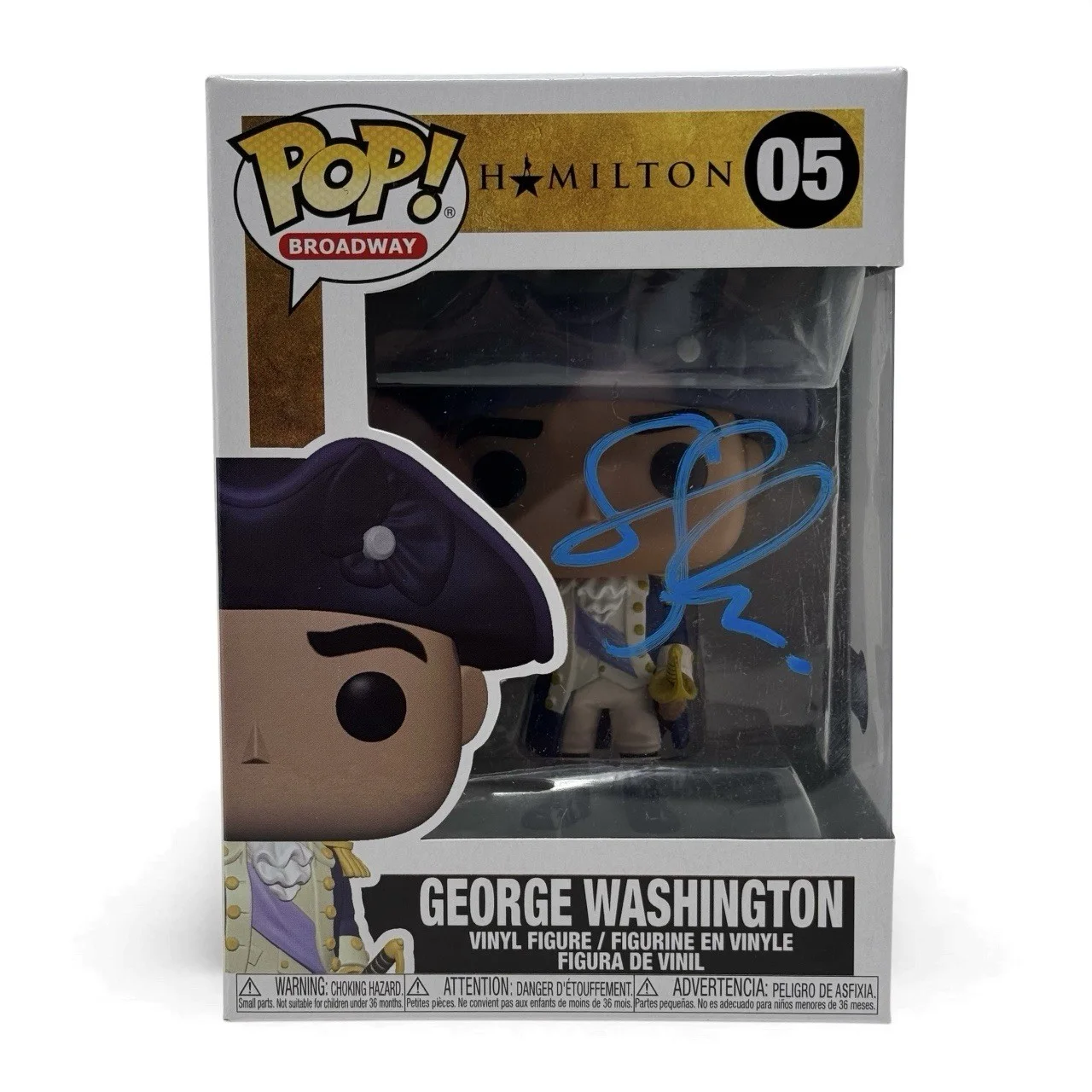 Christopher Jackson — Christopher Jackson Signed Hamilton George Washington Funko Pop #05 Beckett COA